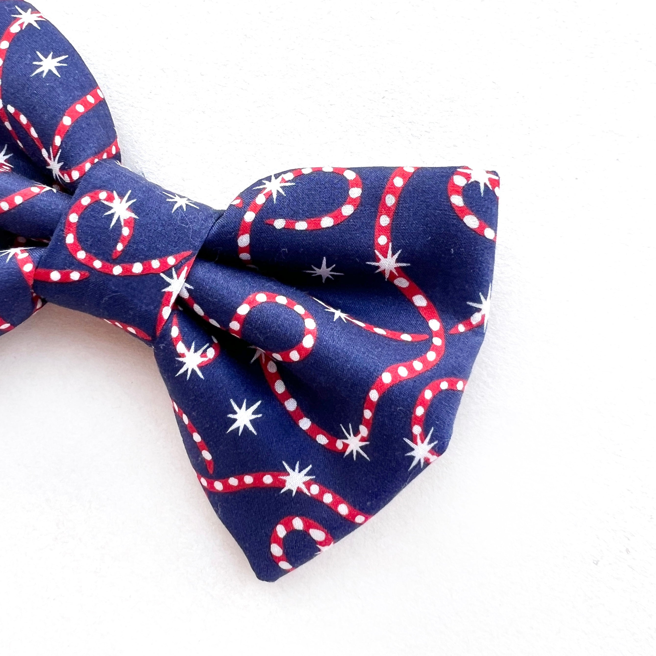 CANDYCANE SWIRLS - Sailor Bow Large // READY TO SHIP