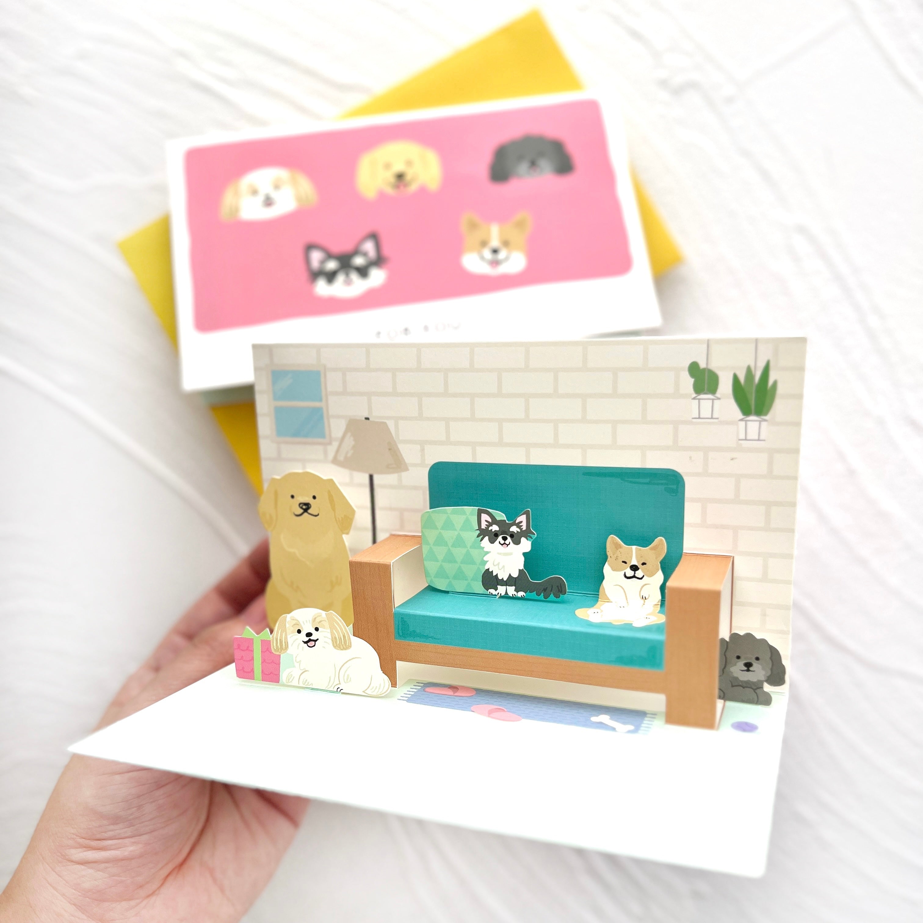 DOG HOUSE // GREETING CARD // 3D POP UP