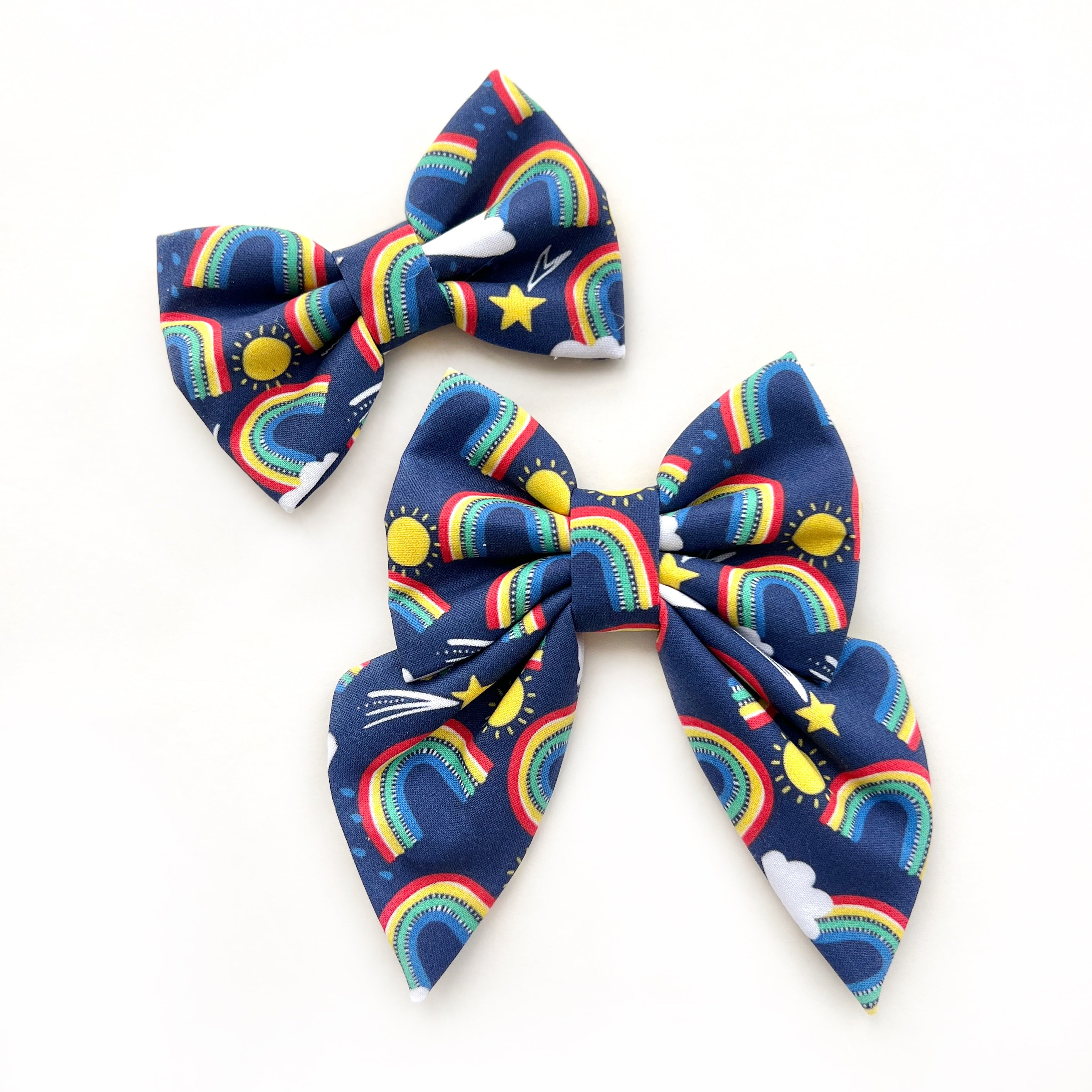 RAINBOW CATCHER - Sailor Bow Large // READY TO SHIP