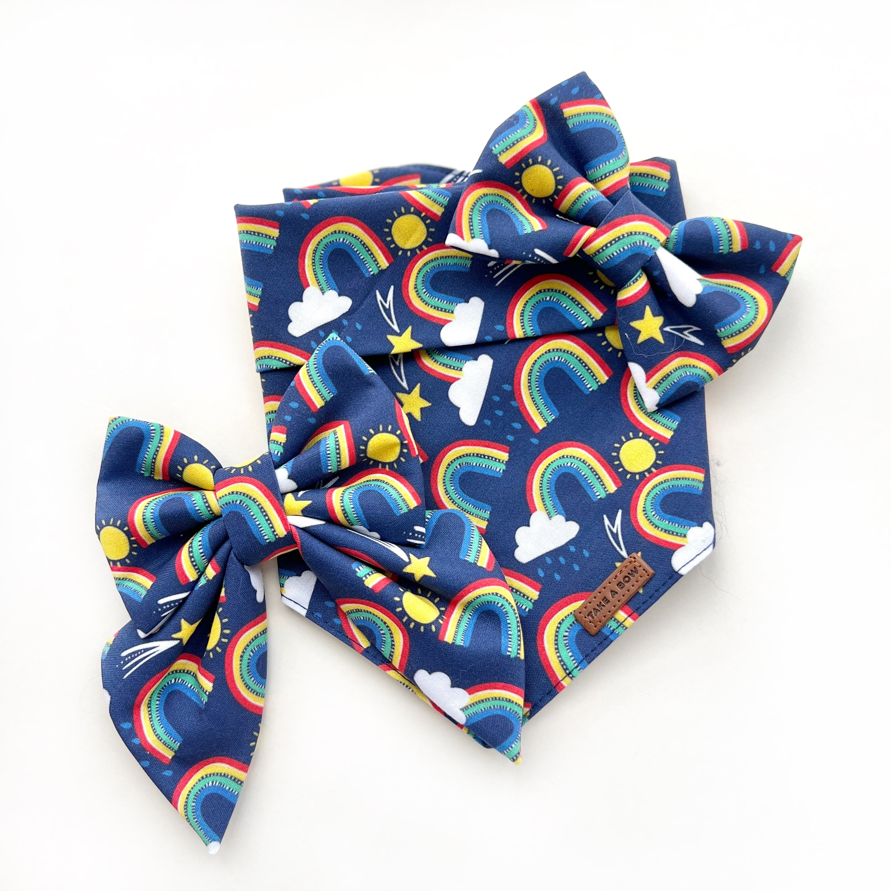 RAINBOW CATCHER - Sailor Bow Large // READY TO SHIP