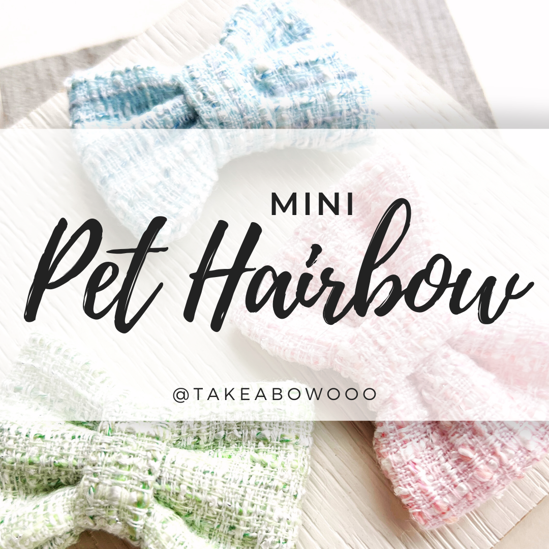 MINI PET HAIR BOW