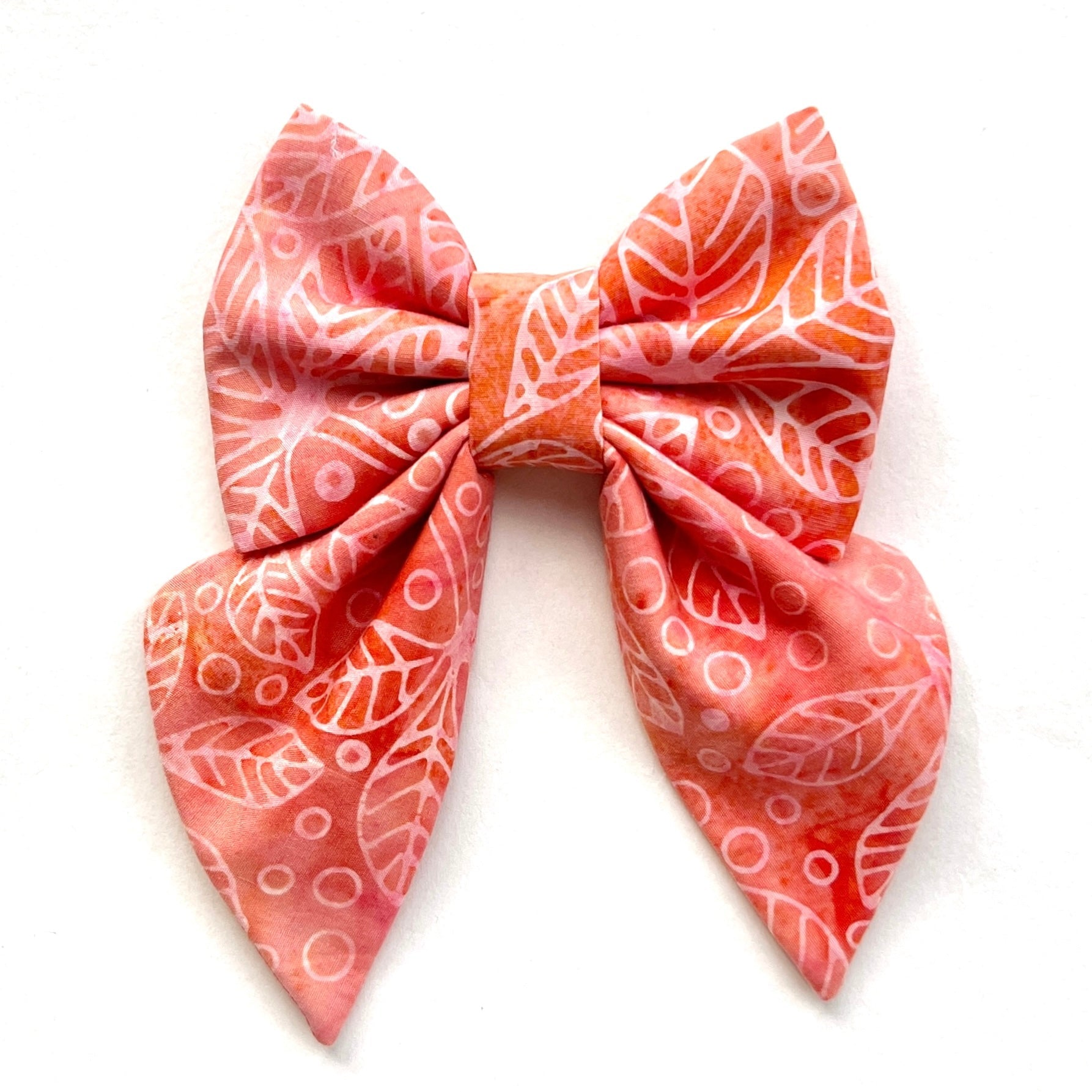 BATIK CORAL - Bowtie Large & XL // READY TO SHIP