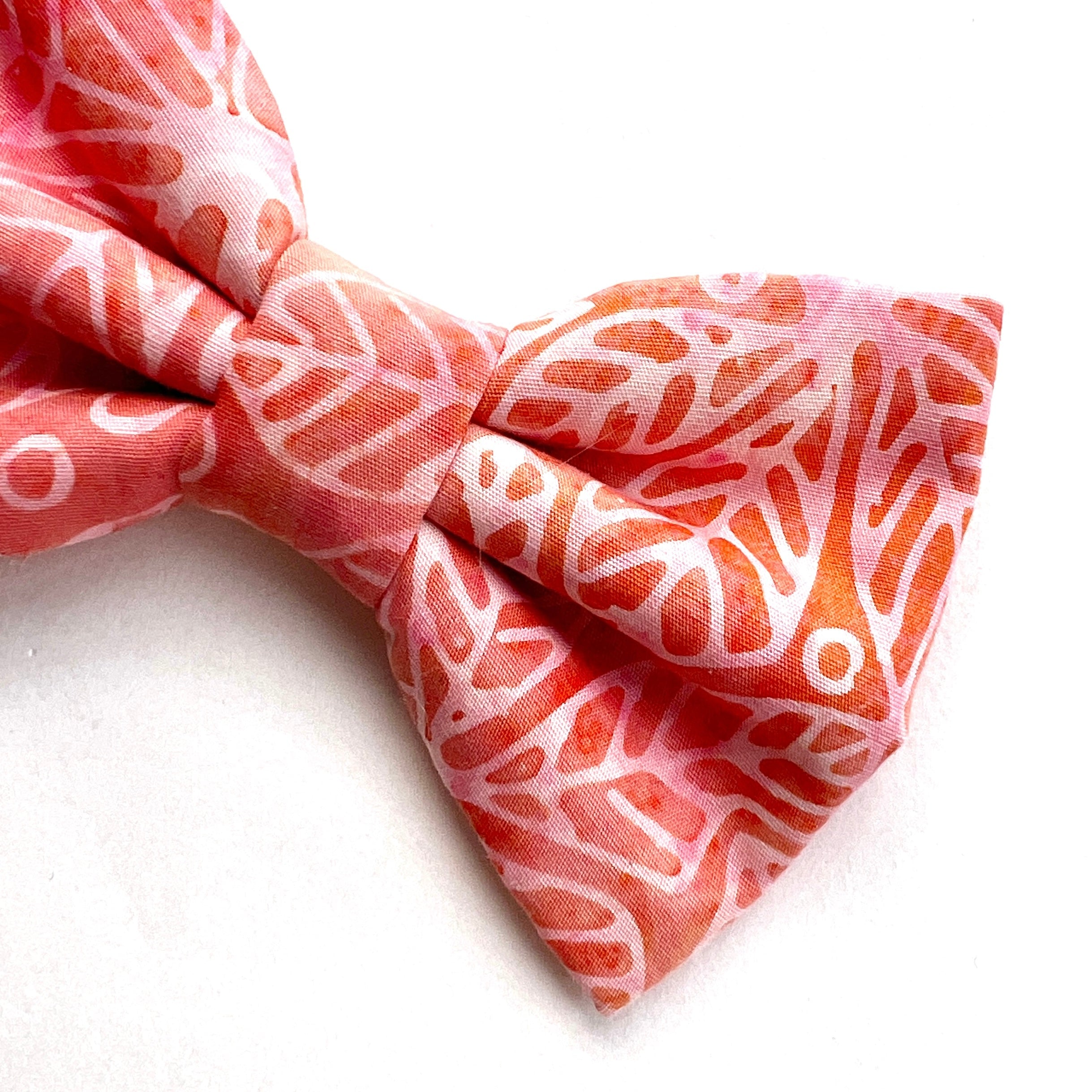 BATIK CORAL - Bowtie Large & XL // READY TO SHIP