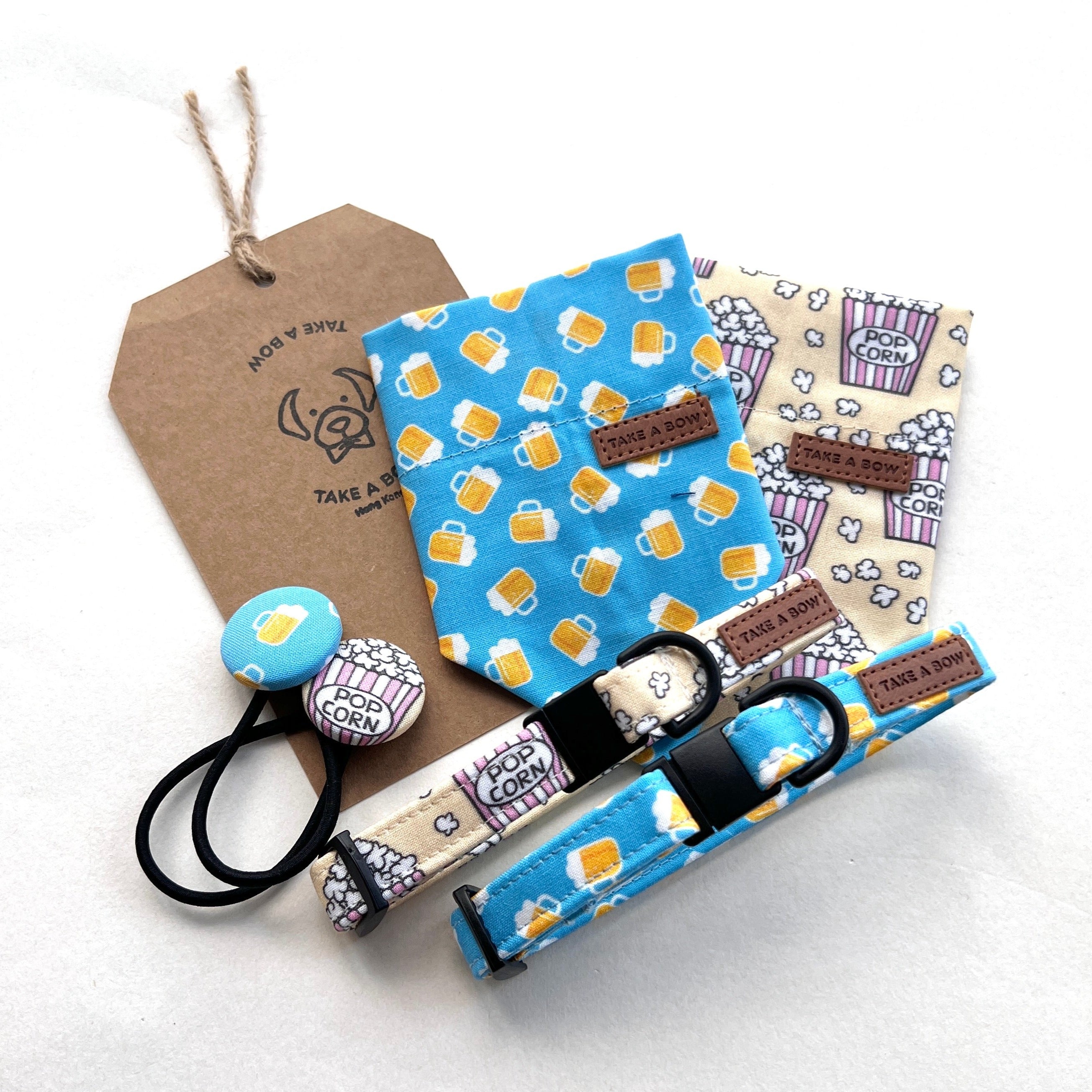 MATCHING BUTTON HAIRTIE