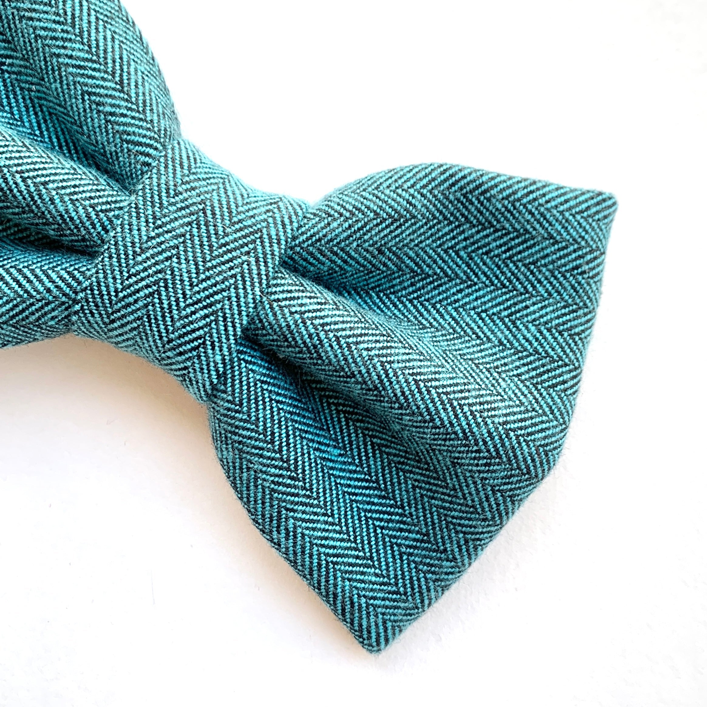 HERRINGBONE FLANNEL // HARRISON - Bowtie Petite // READY TO SHIP