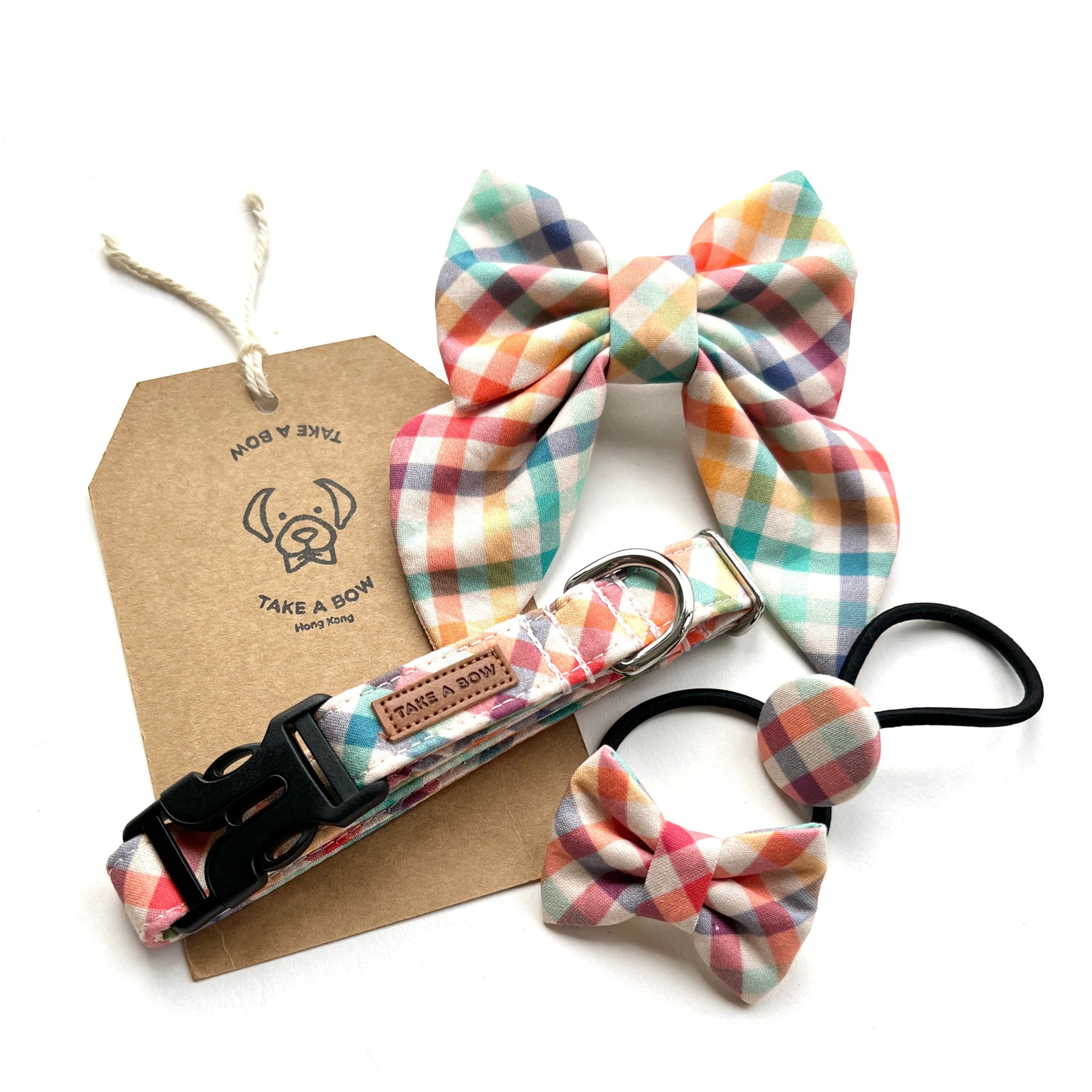 MATCHING BUTTON HAIRTIE