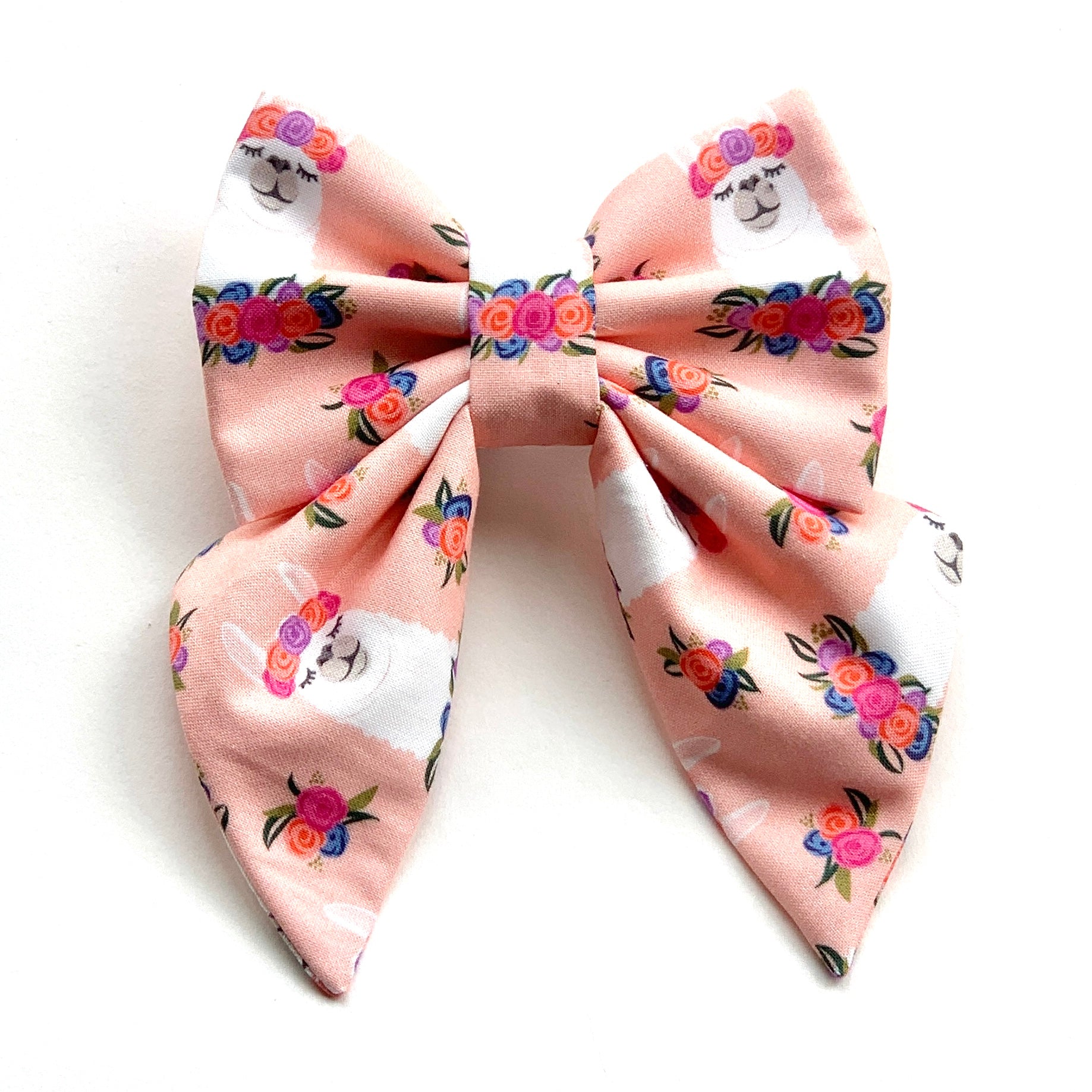 FLOWER LLAMA - Bowtie Large & XL // READY TO SHIP