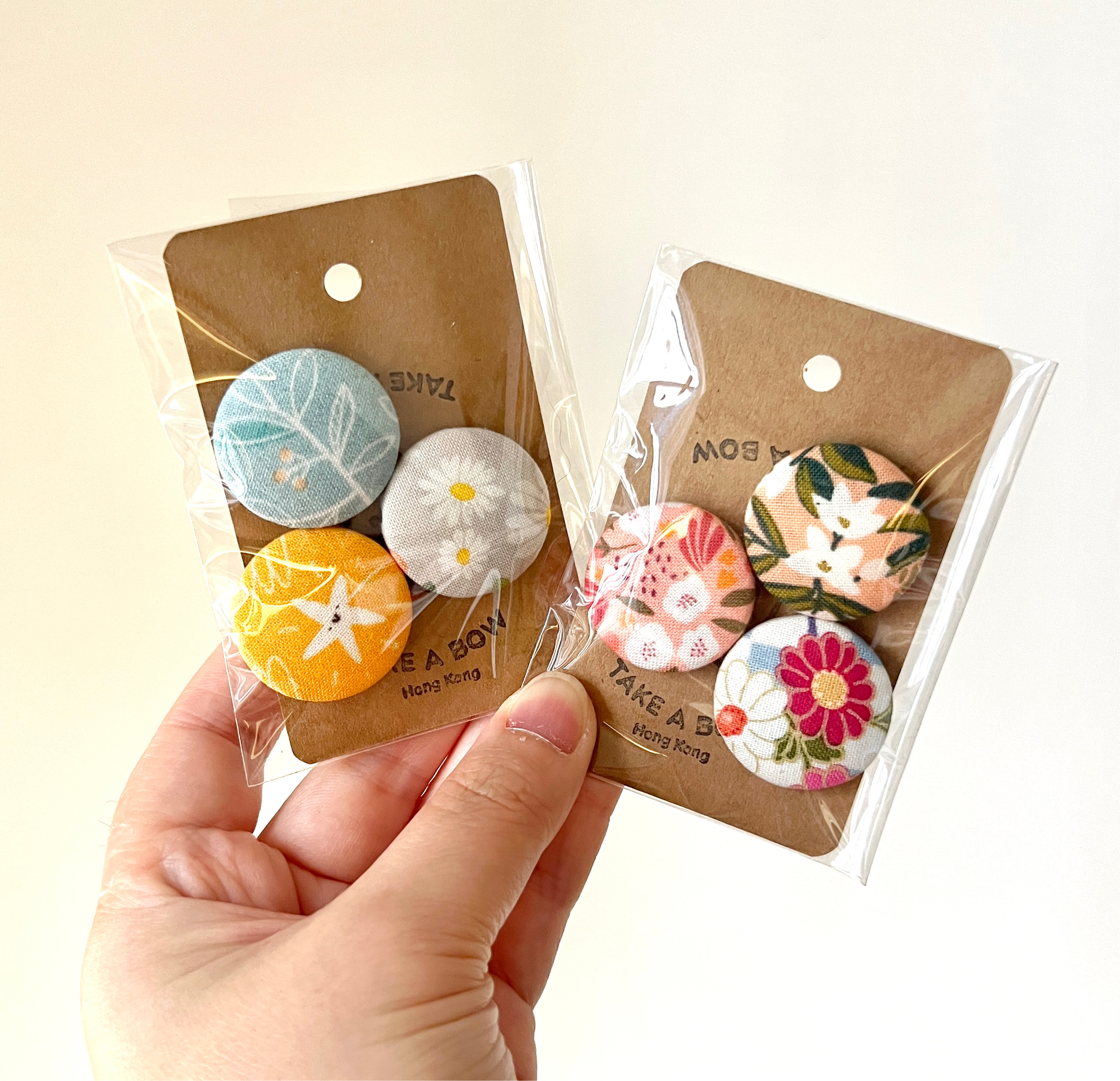 BUTTON MAGNETS - SET OF 3