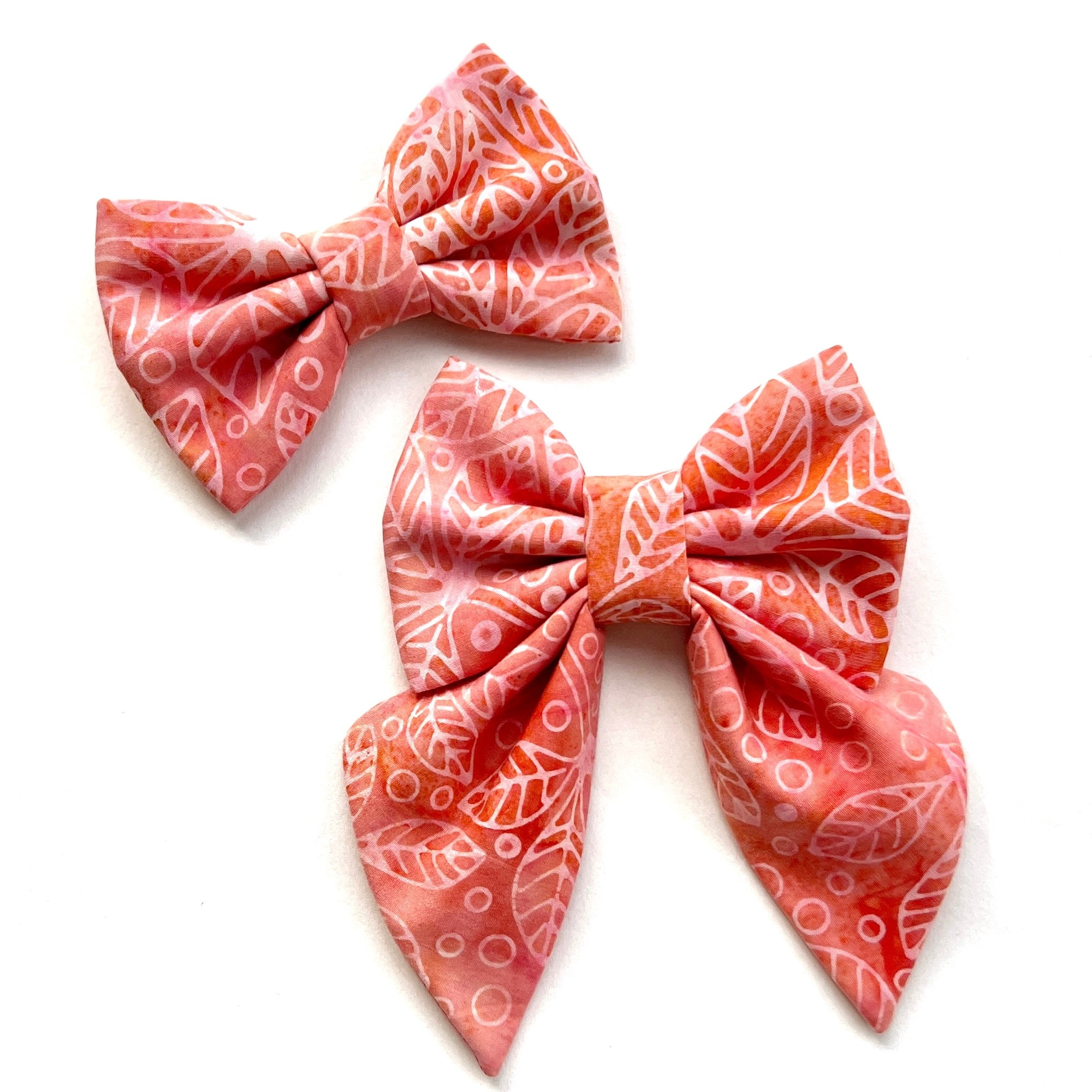 BATIK CORAL - Cat Collar // READY TO SHIP