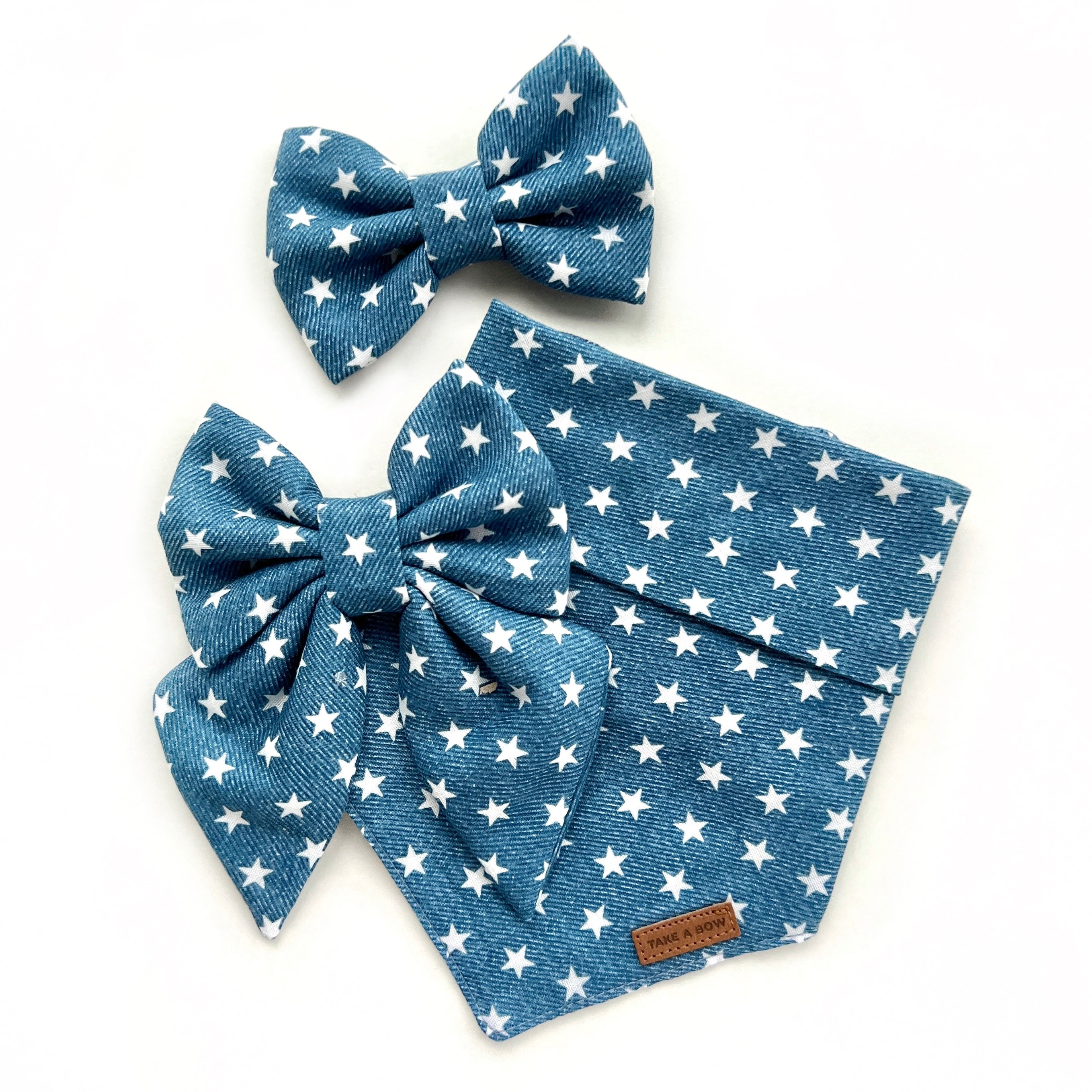 DENIM STARS - SAILOR BOW