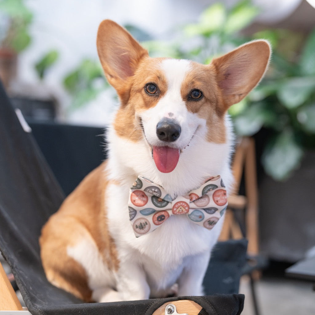 HAPPY CAMPER - Classic Tie-On Bandana Petite & Large // READY TO SHIP