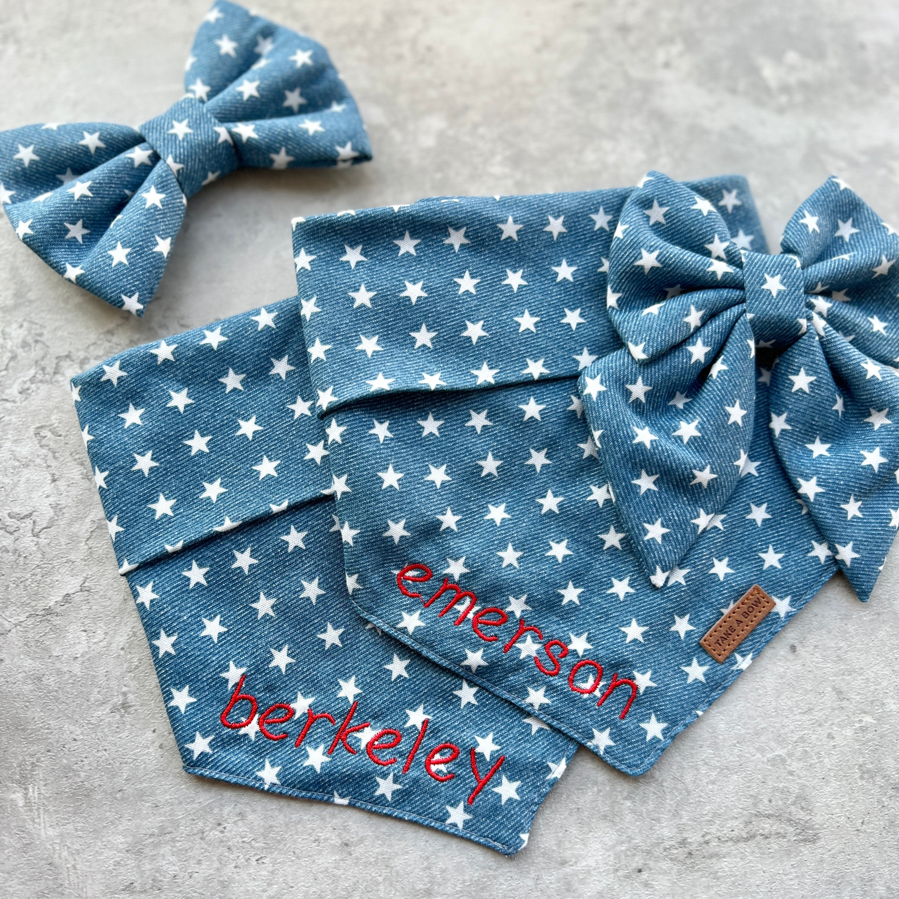 DENIM STARS - SAILOR BOW