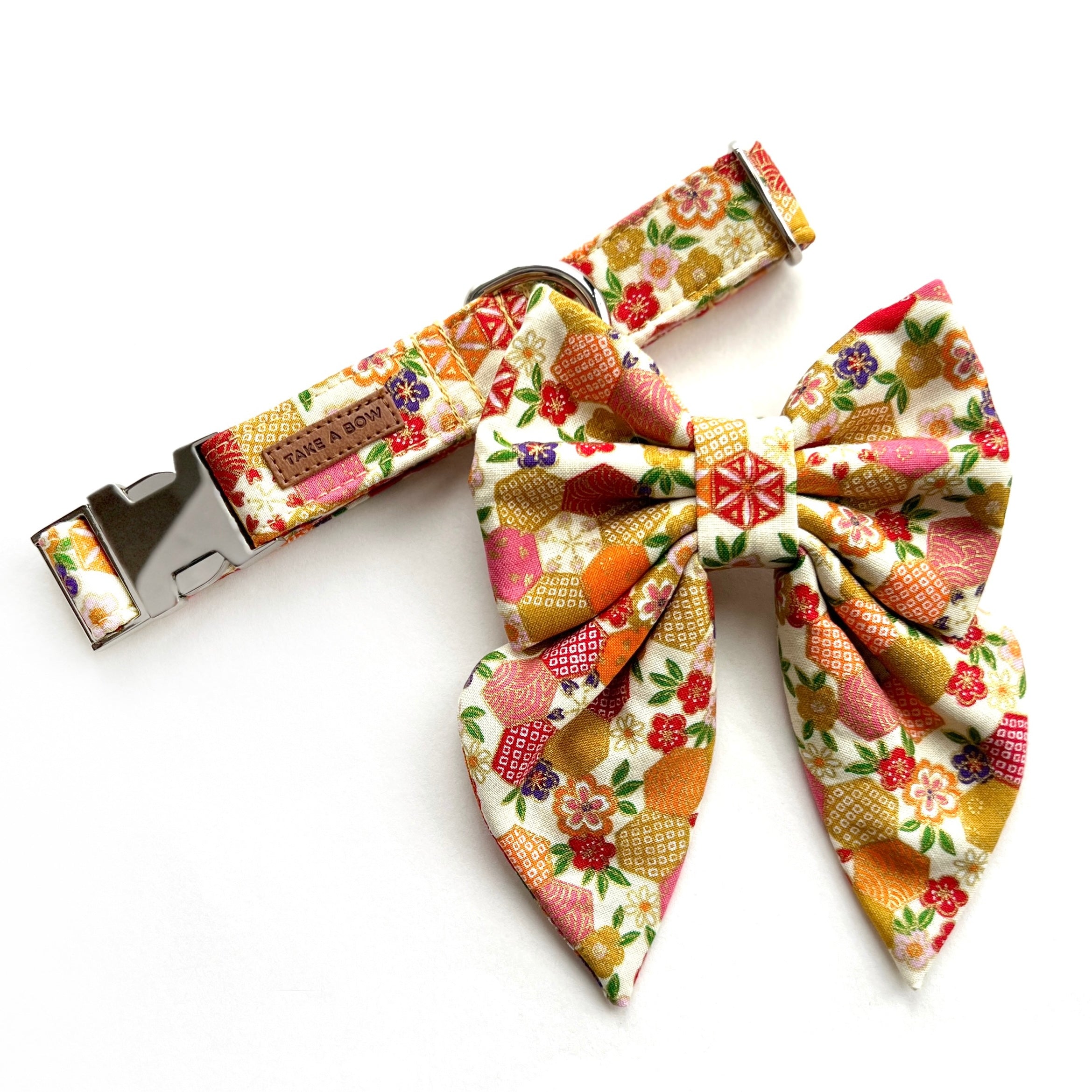 UME BLOSSOMS - Dog Collar 2.5cm Large // READY TO SHIP