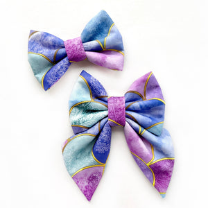MERMAID TALE - Bowtie Large // READY TO SHIP