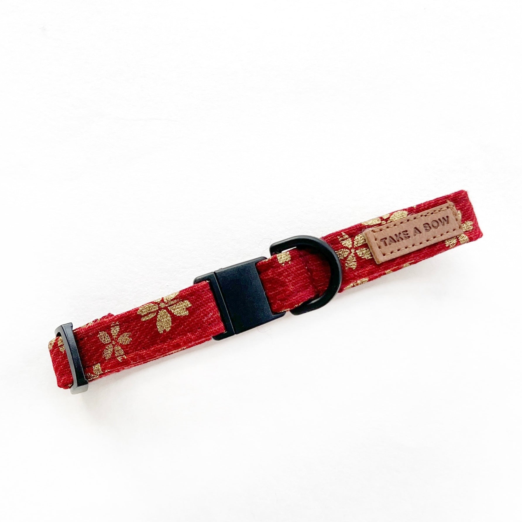 KIMONO RED - CAT COLLAR