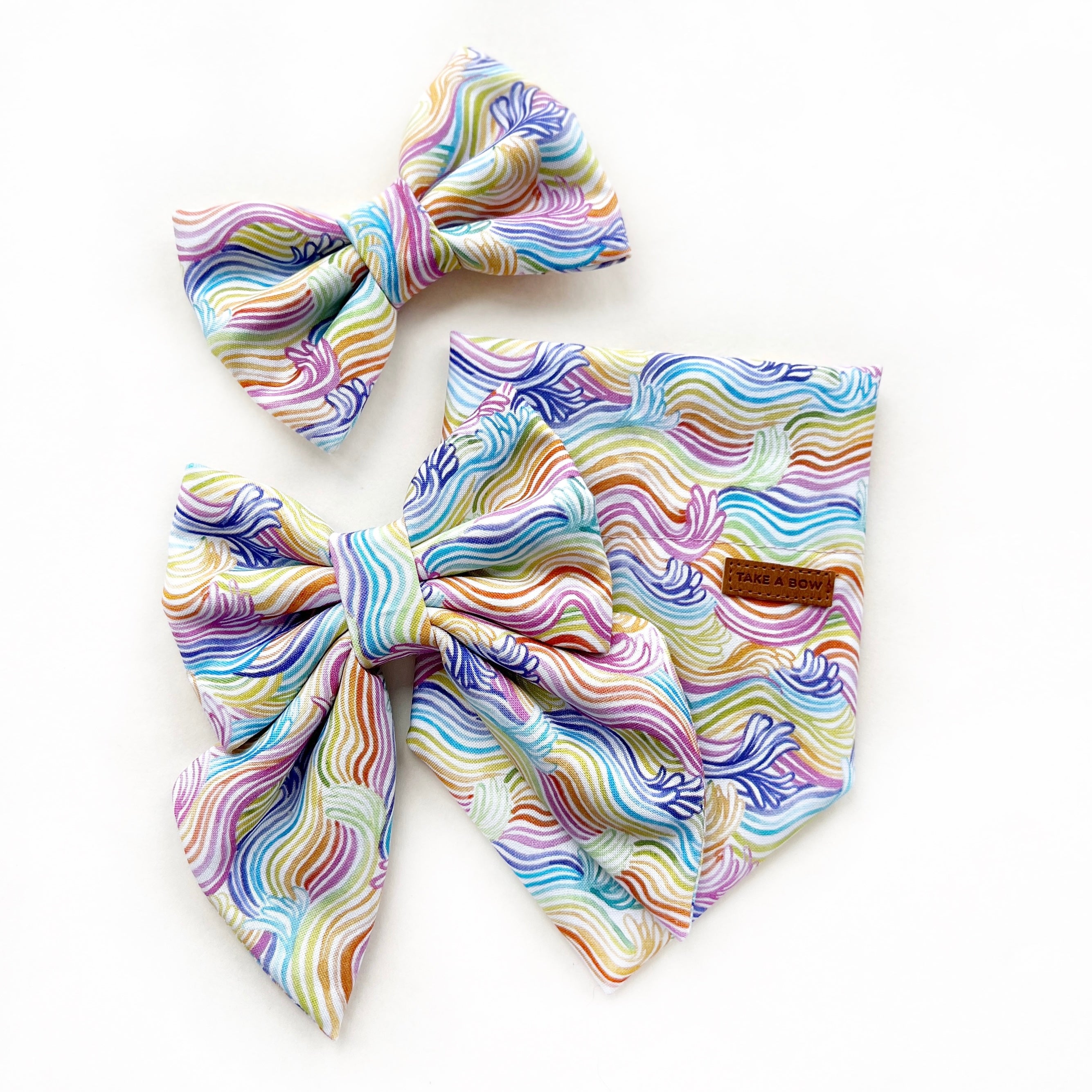 RAINBOW WAVES - SAILOR BOW