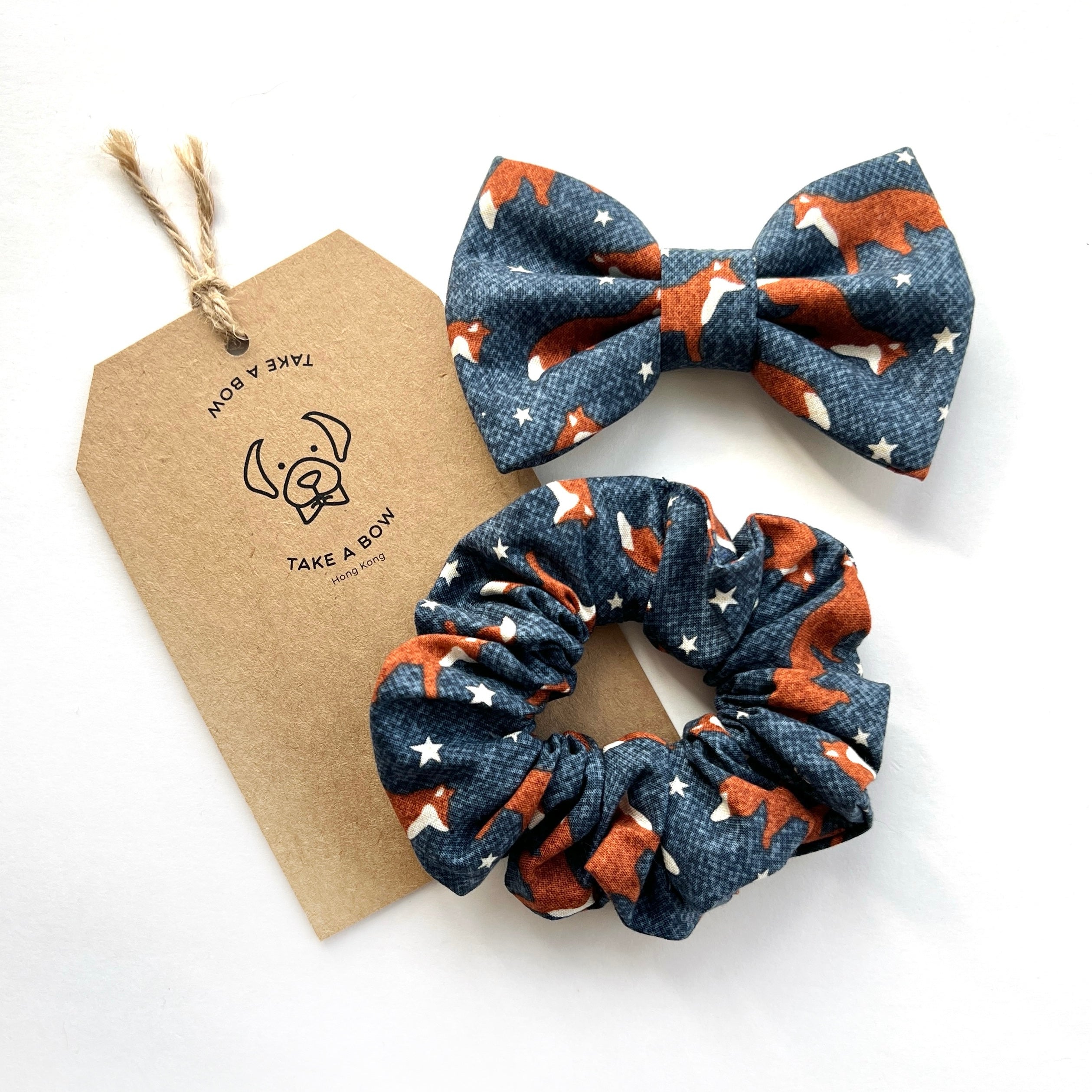 STARS & FOXES - Bowtie Standard & Large // READY TO SHIP