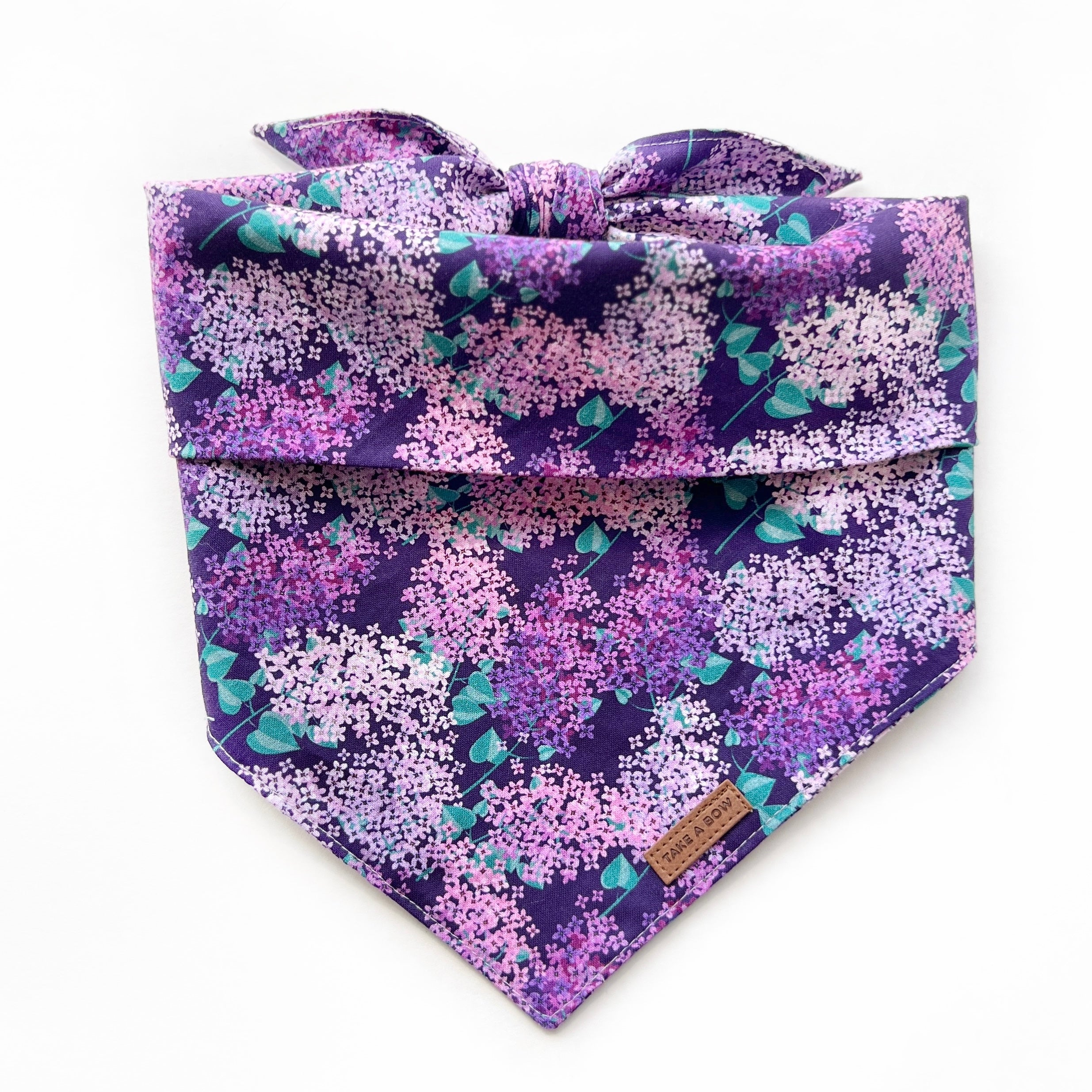 PURPLE HYDRANGEA - Bowtie Large // READY TO SHIP