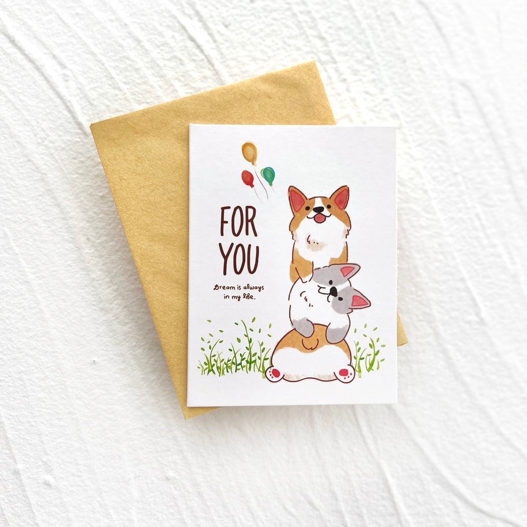 TRIO STACK // GREETING CARD