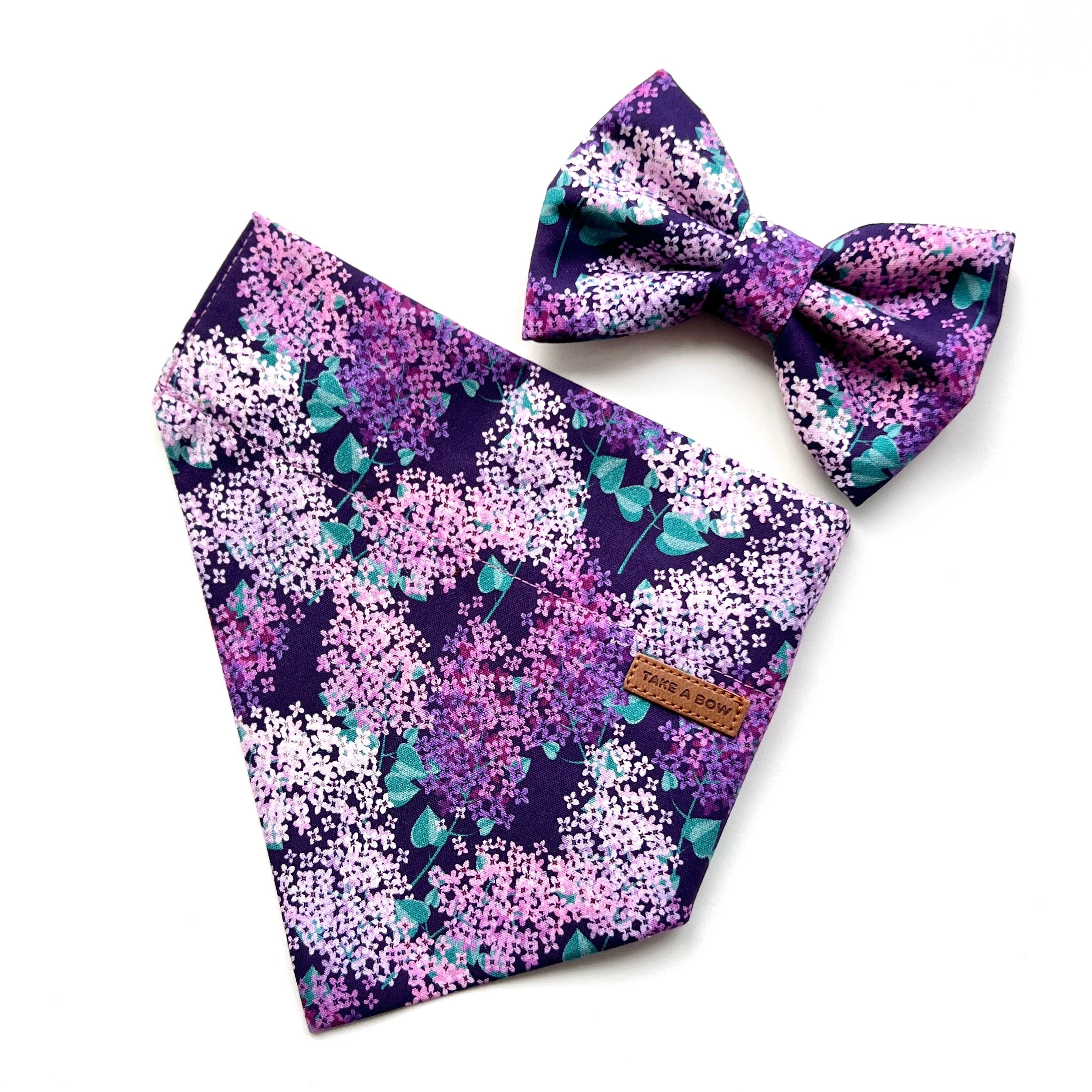 PURPLE HYDRANGEA - BANDANA