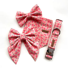 FLOWER POWER PINK - Bowtie Large // READY TO SHIP