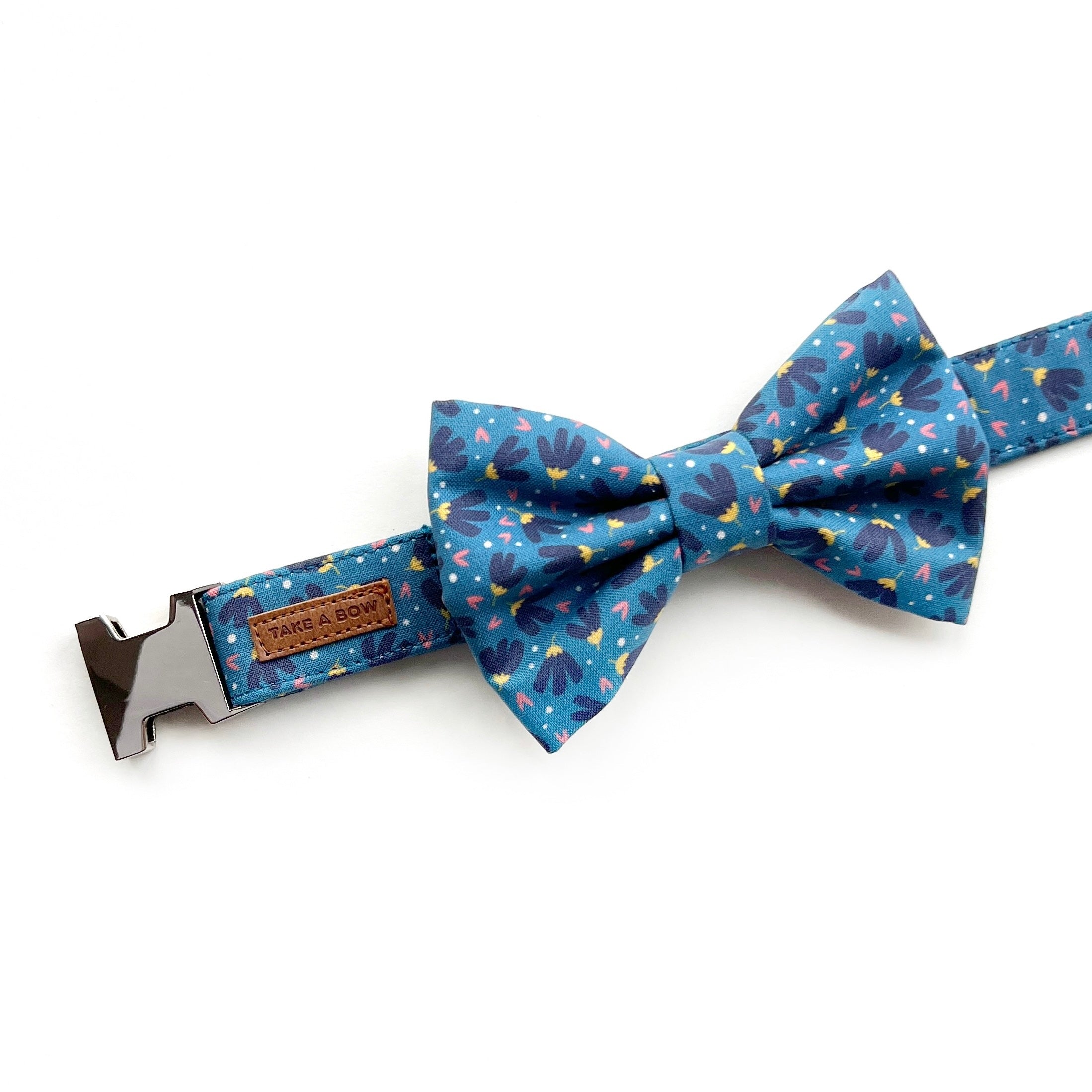 FLOWER POWER BLUE - Bowtie Standard // READY TO SHIP