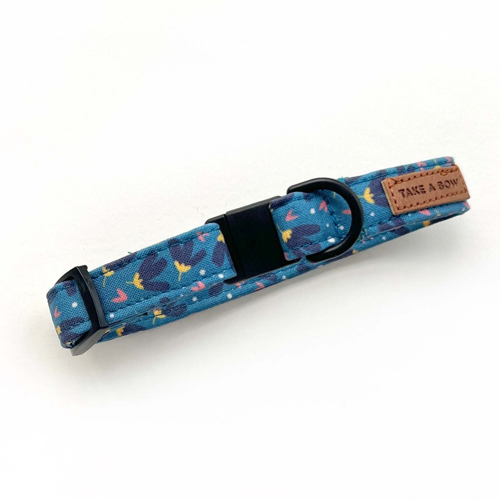 FLOWER POWER BLUE - CAT COLLAR