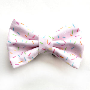 PAWTY SPRINKLES TAFFY PINK - Sailor Bow Large // READY TO SHIP