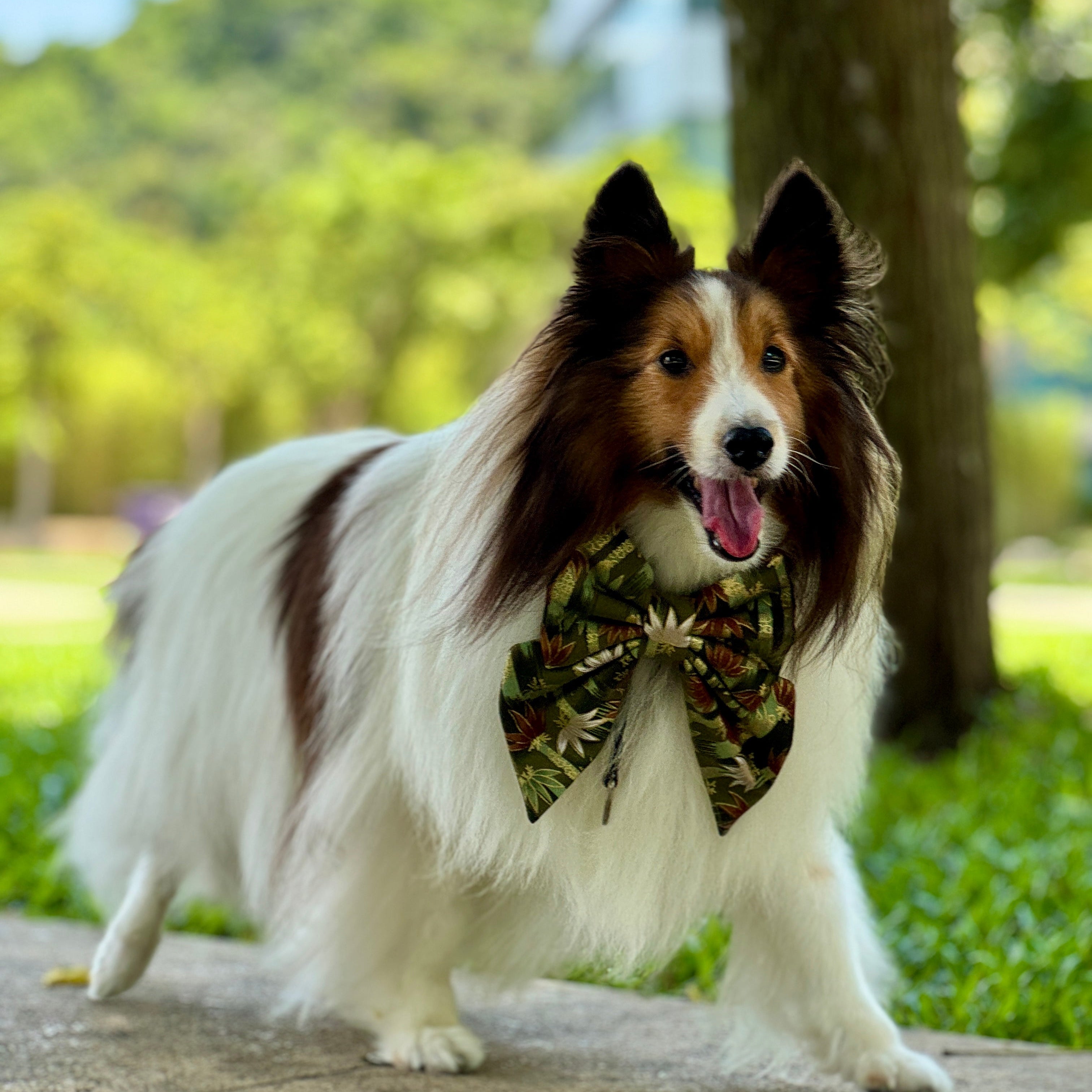 BAMBOO CHIKURIN GREEN - BANDANA