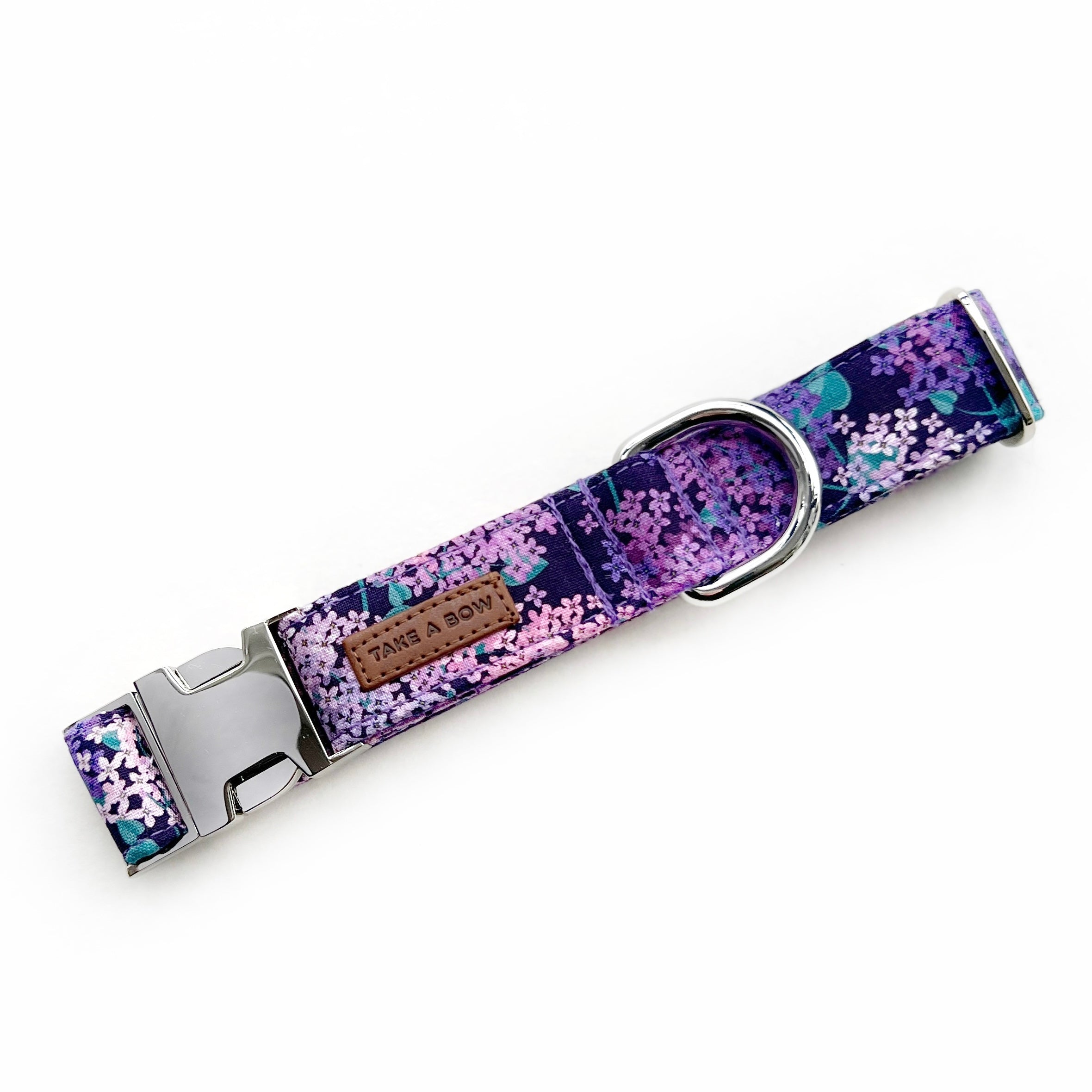 PURPLE HYDRANGEA - DOG COLLAR