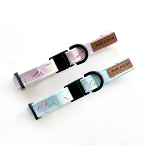 PAWTY SPRINKLES MAYA BLUE - Cat Collar // READY TO SHIP