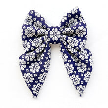 KNITTED SNOW BLUE - SAILOR BOW