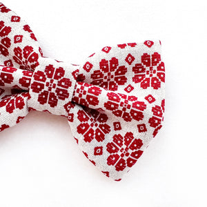 KNITTED SNOW RED - Bowtie Standard // READY TO SHIP