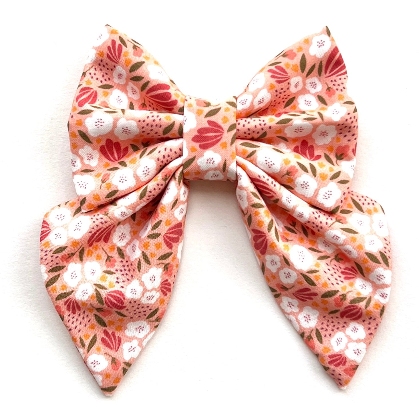 PEACH CAMELLIA - Cat Collar // READY TO SHIP