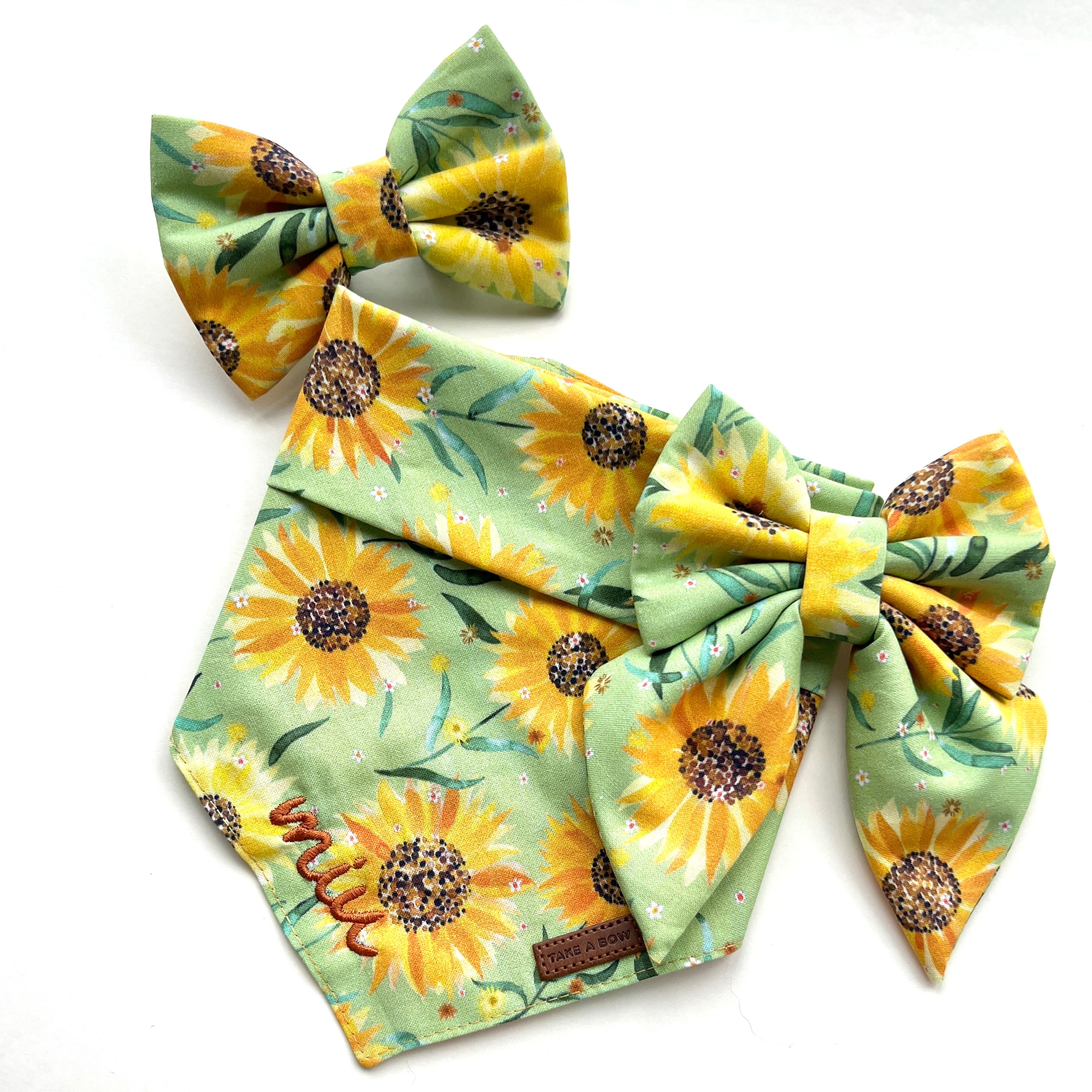 SUNFLOWER FIELD - SAILOR BOW