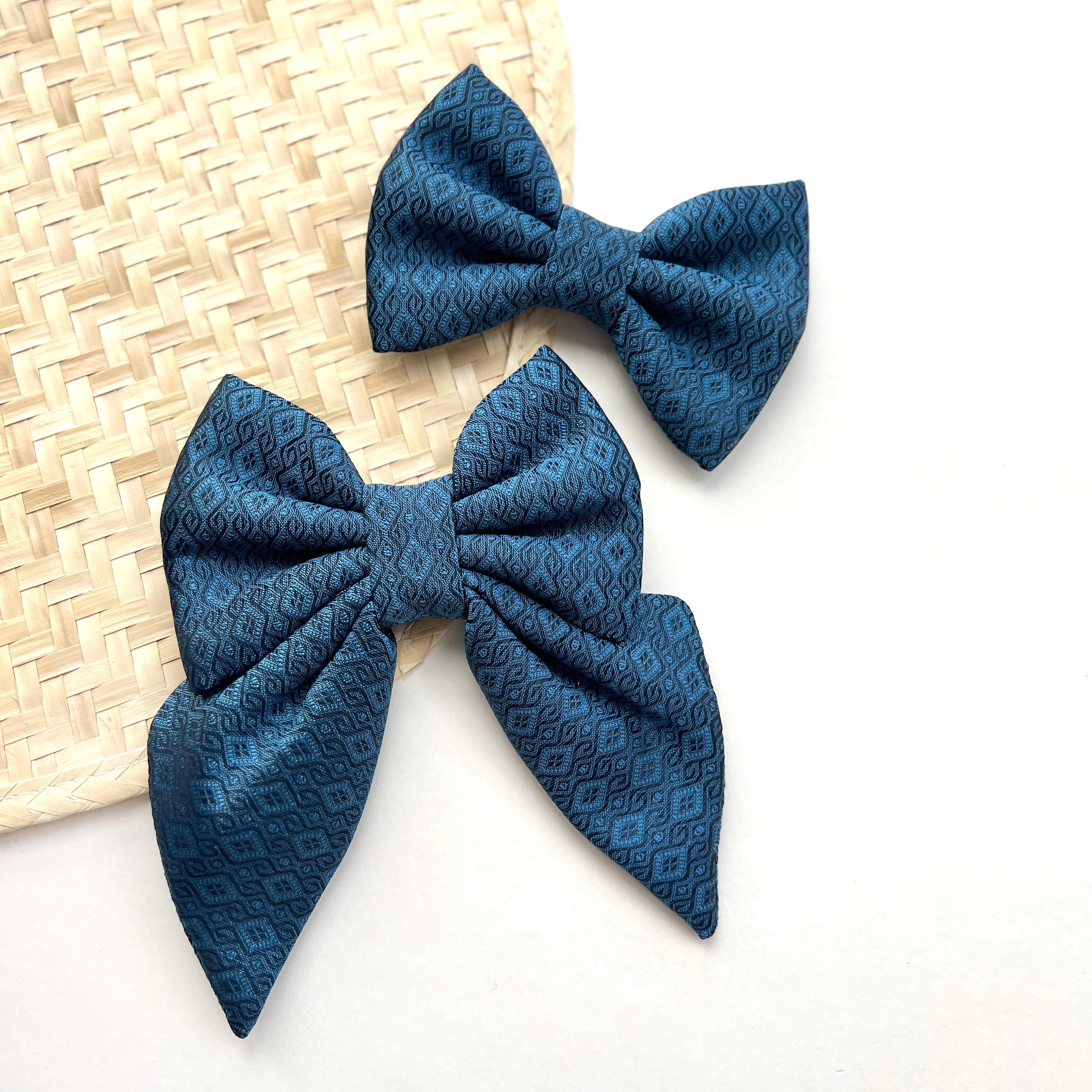 THAI BROCADE // SODALITE - SAILOR BOW