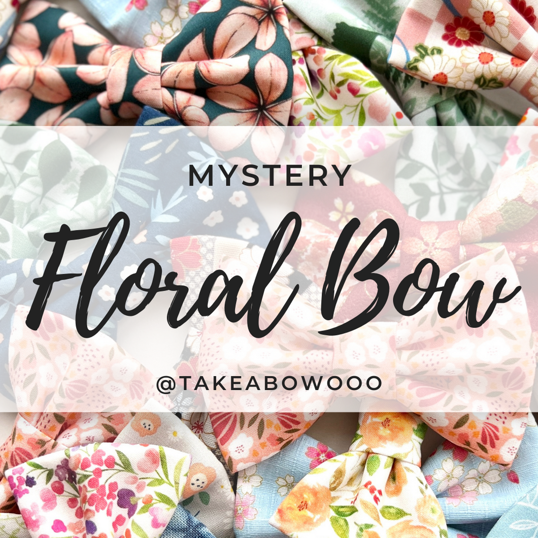 MYSTERY FLORAL BOW