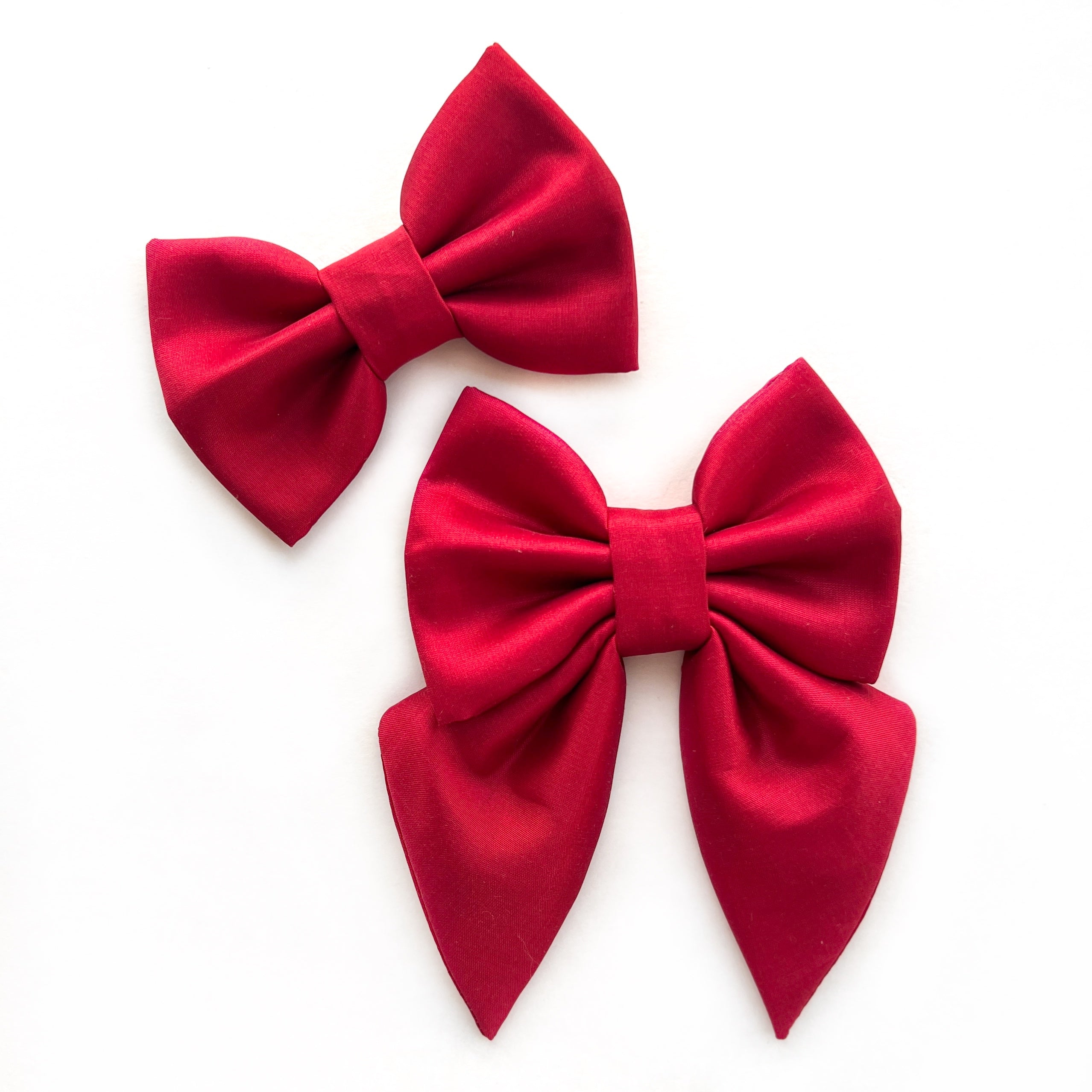 THAI SILK // RUBY - SAILOR BOW