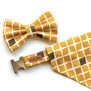 TILES TURMERIC - Bowtie Large // READY TO SHIP