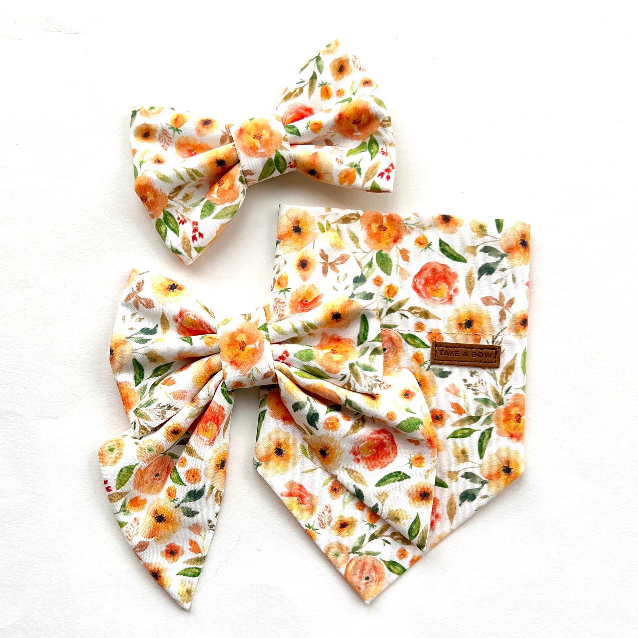 APRICOT POPPY - SAILOR BOW