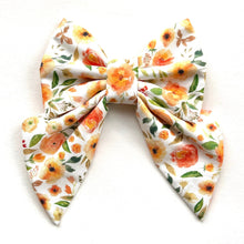APRICOT POPPY - Bowtie Petite & Large // READY TO SHIP