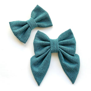 HERRINGBONE FLANNEL // HARRISON - Bowtie Petite // READY TO SHIP