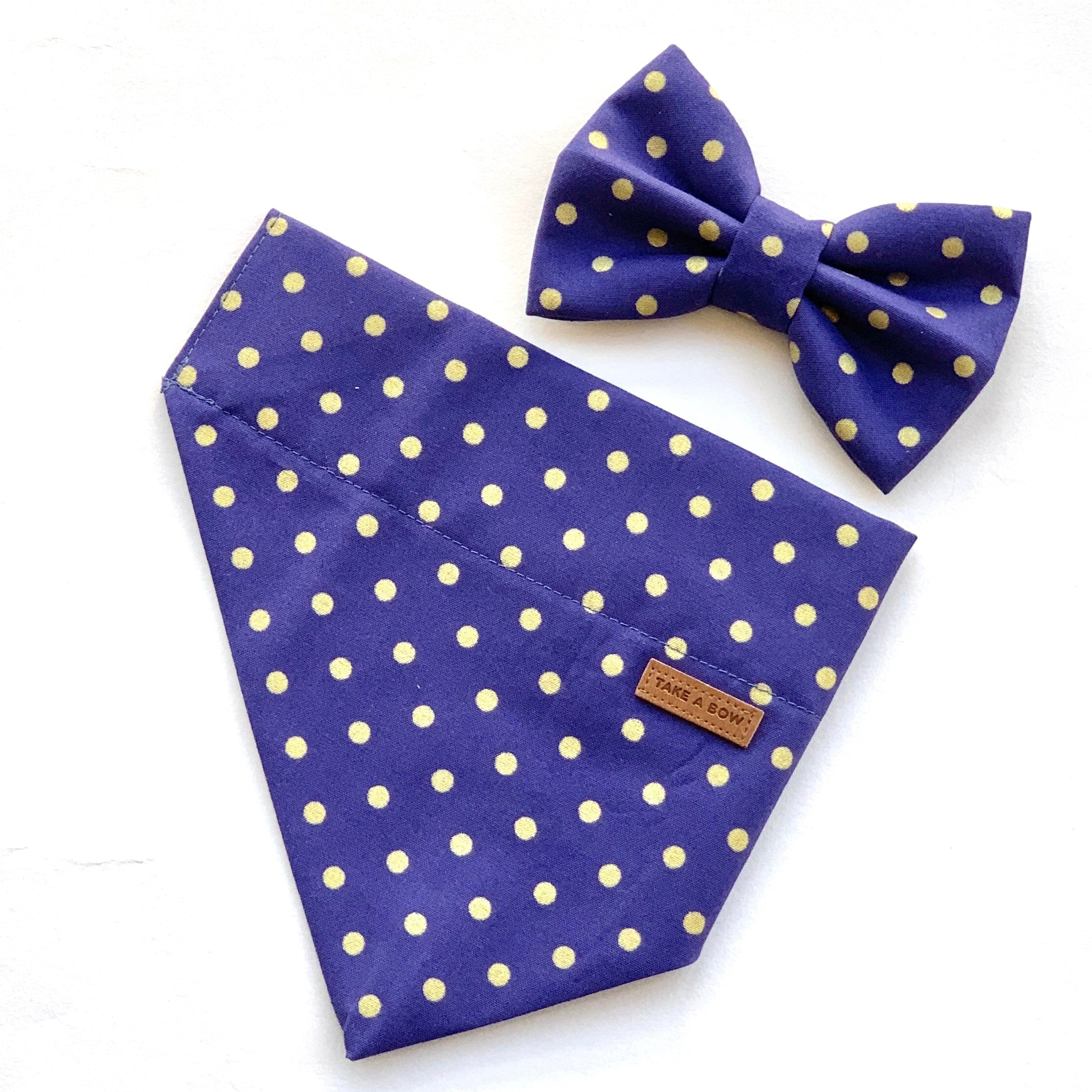 GLITTER DOTS - Bowtie Large // READY TO SHIP