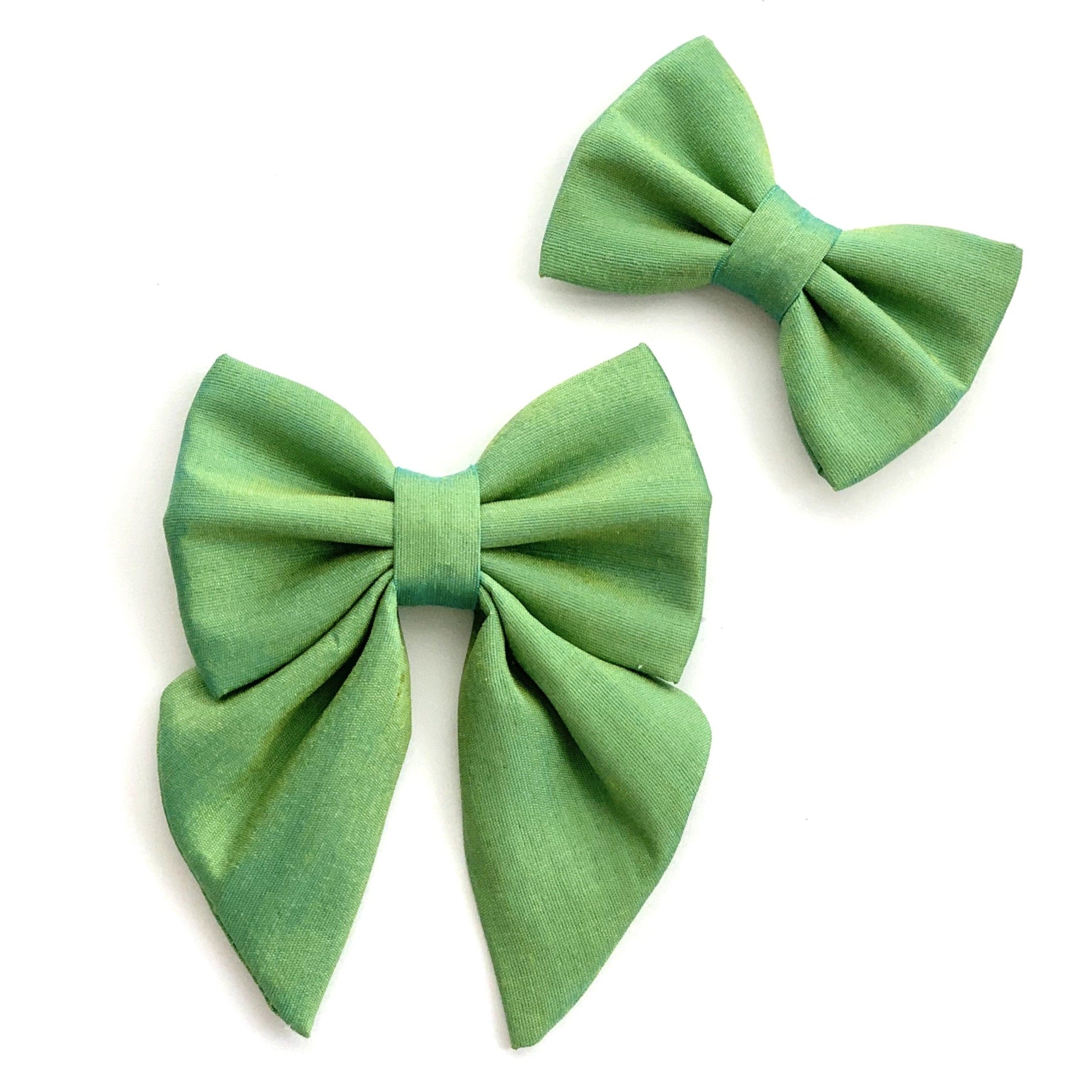 THAI SILK // JADE - Bowtie Large // READY TO SHIP