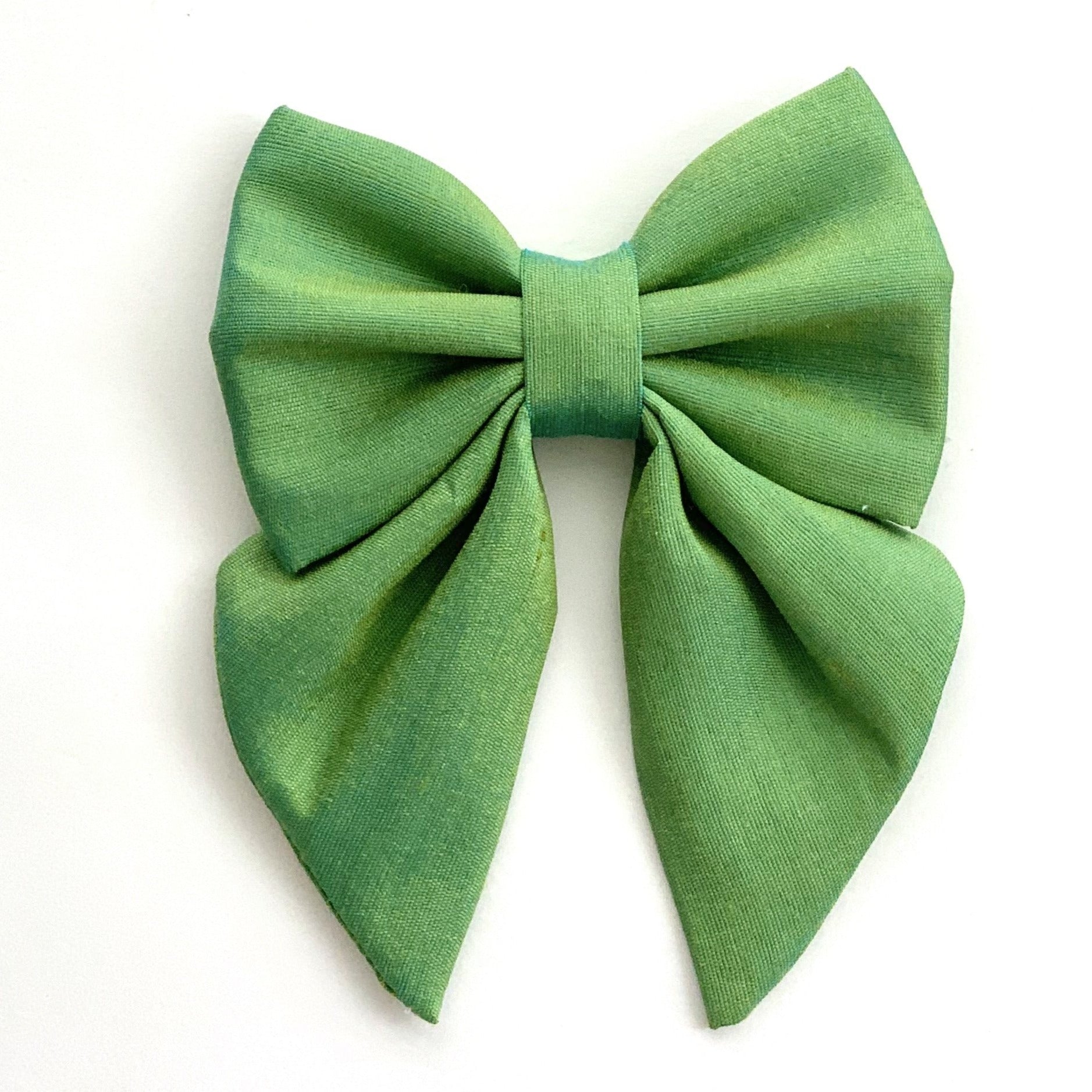 THAI SILK // JADE - Bowtie Large // READY TO SHIP