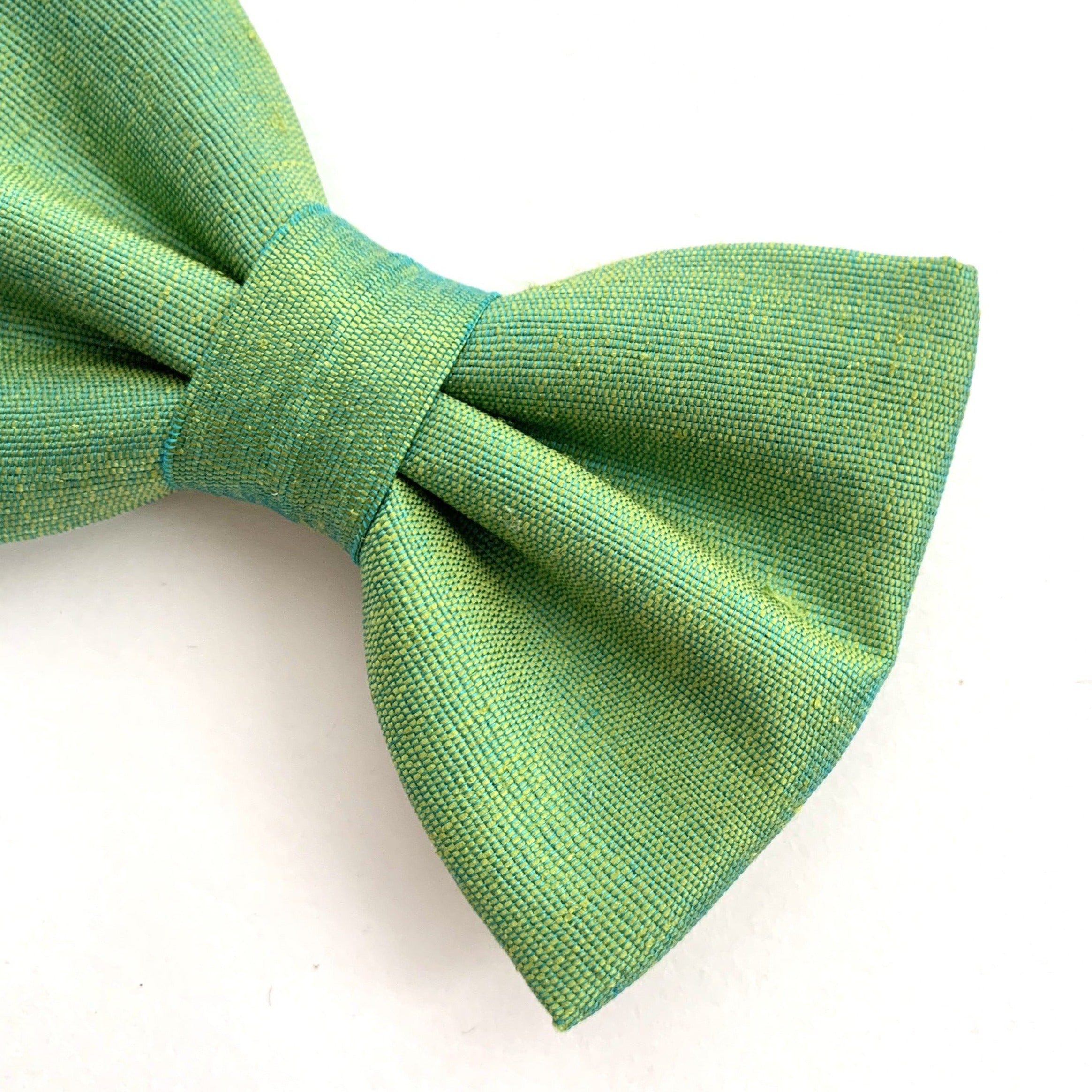 THAI SILK // JADE - Bowtie Large // READY TO SHIP