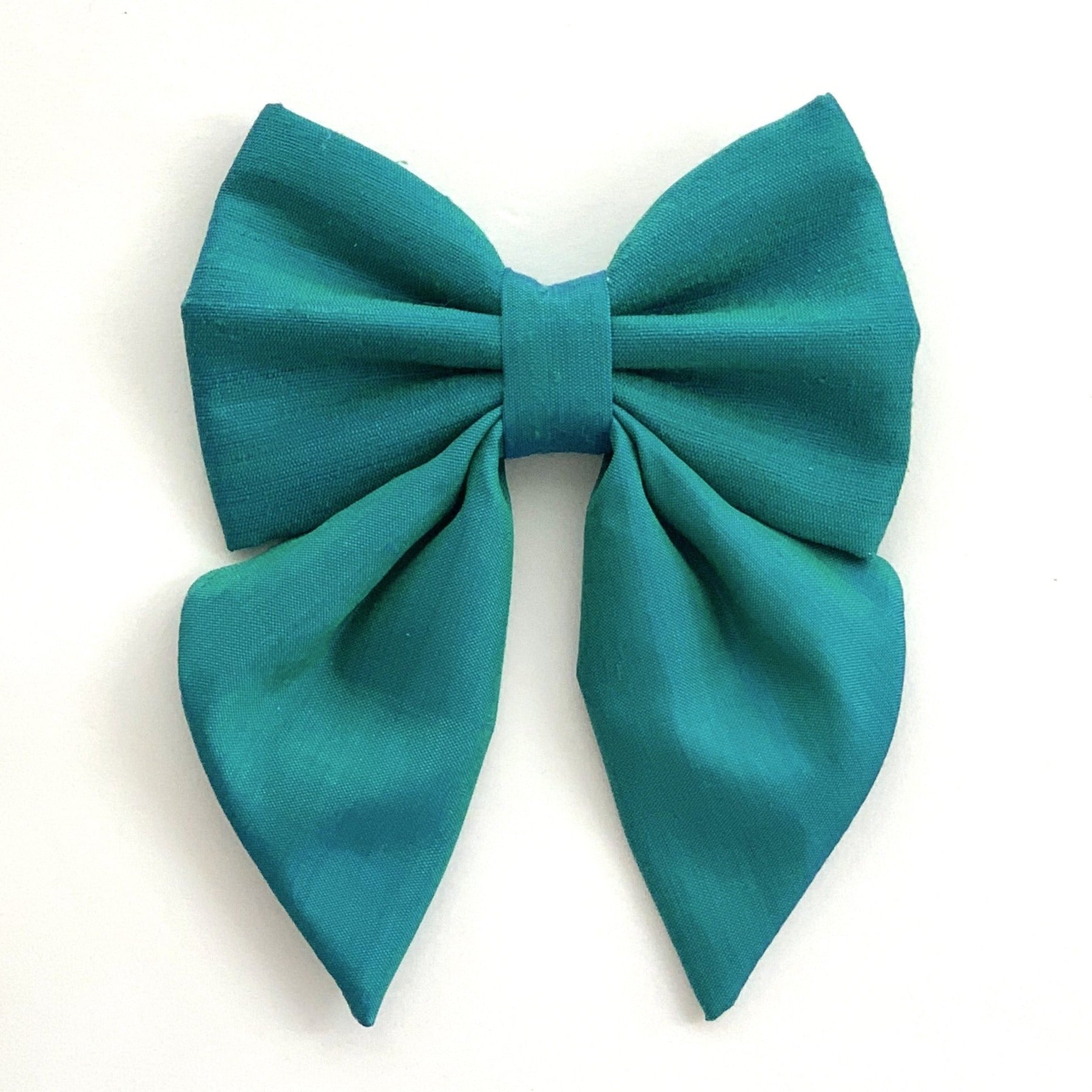 THAI SILK // EMERALD - SAILOR BOW