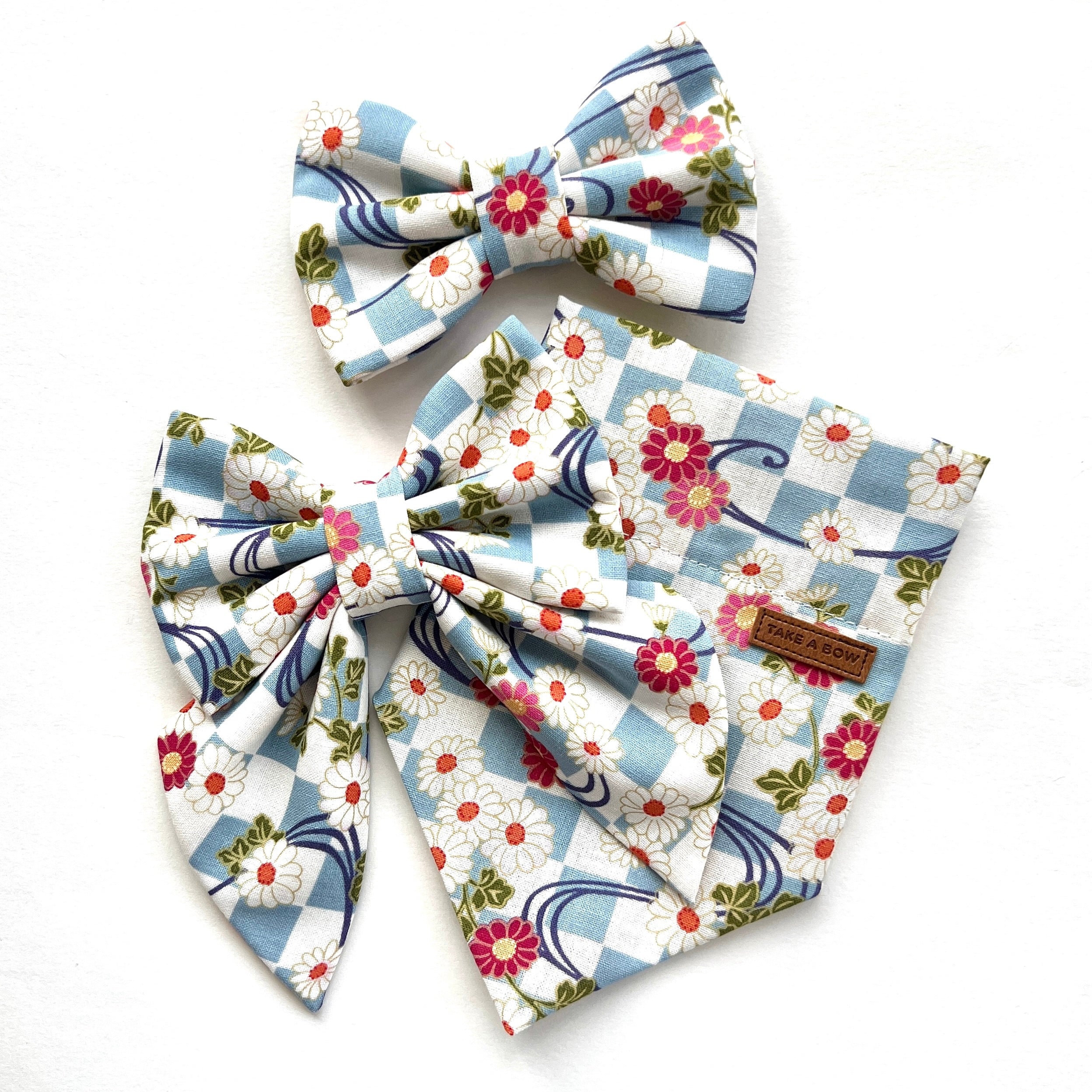 KAWA BELLIS BLUE - Bowtie Petite & Standard // READY TO SHIP