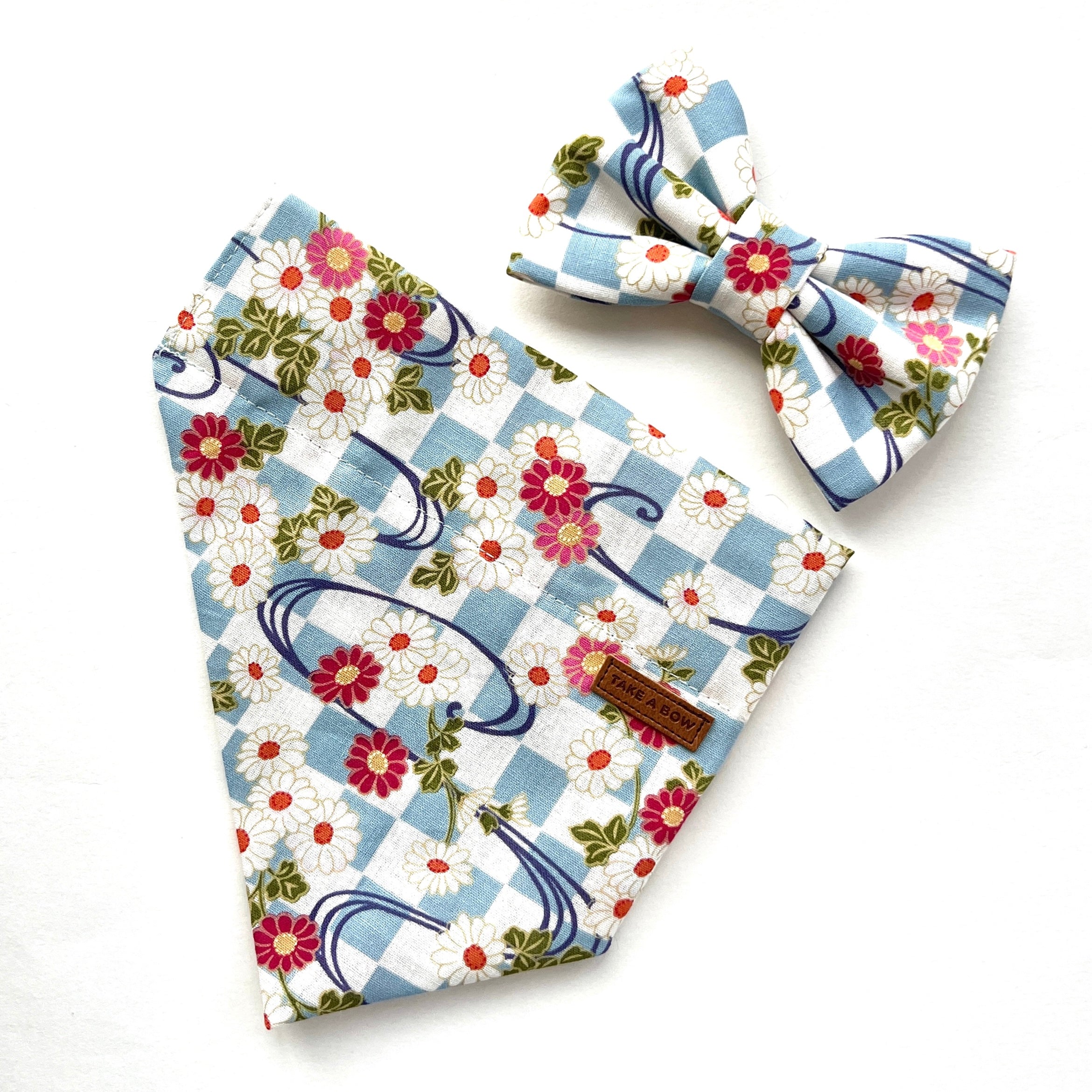 KAWA BELLIS BLUE - Bowtie Petite & Standard // READY TO SHIP