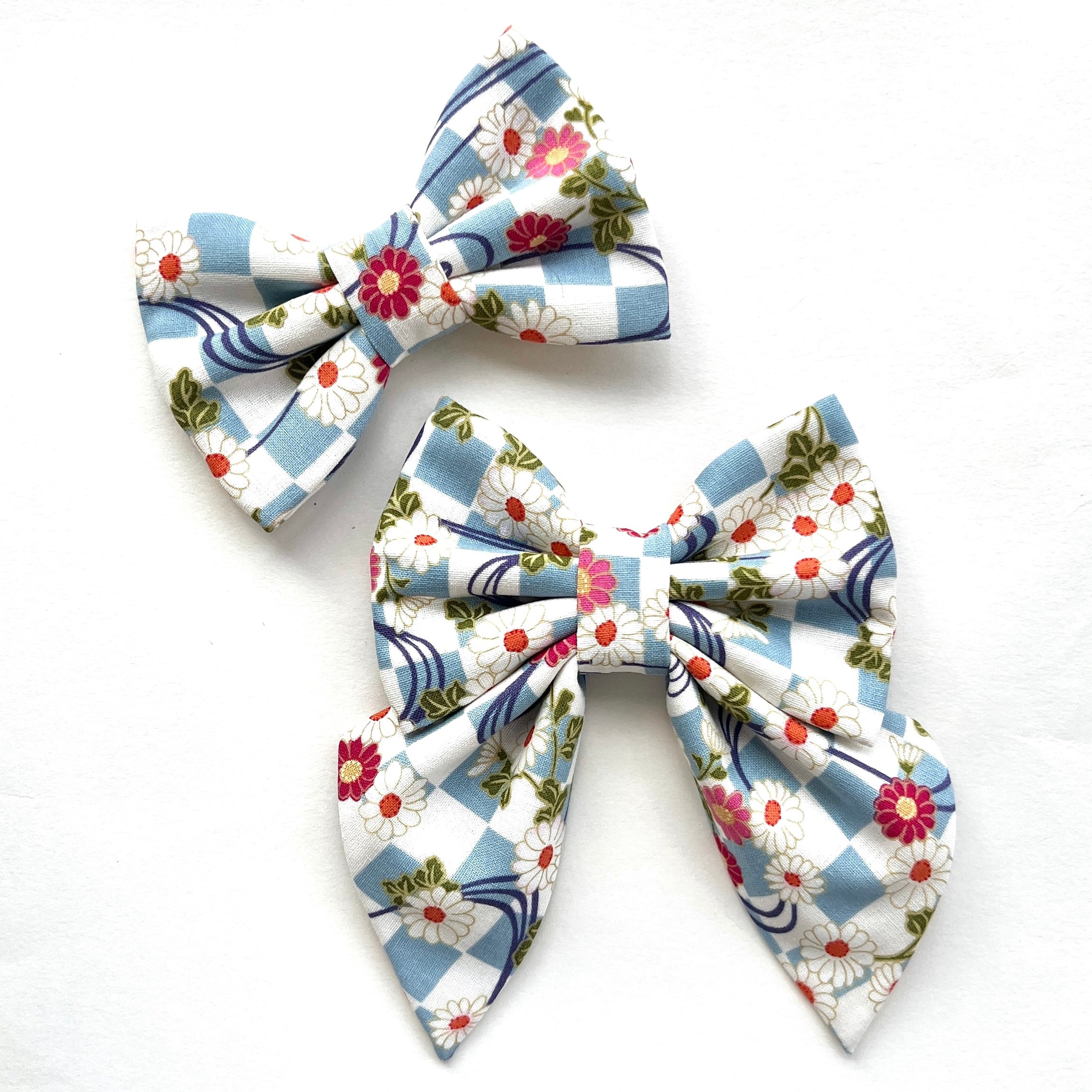 KAWA BELLIS BLUE - Bowtie Petite & Standard // READY TO SHIP